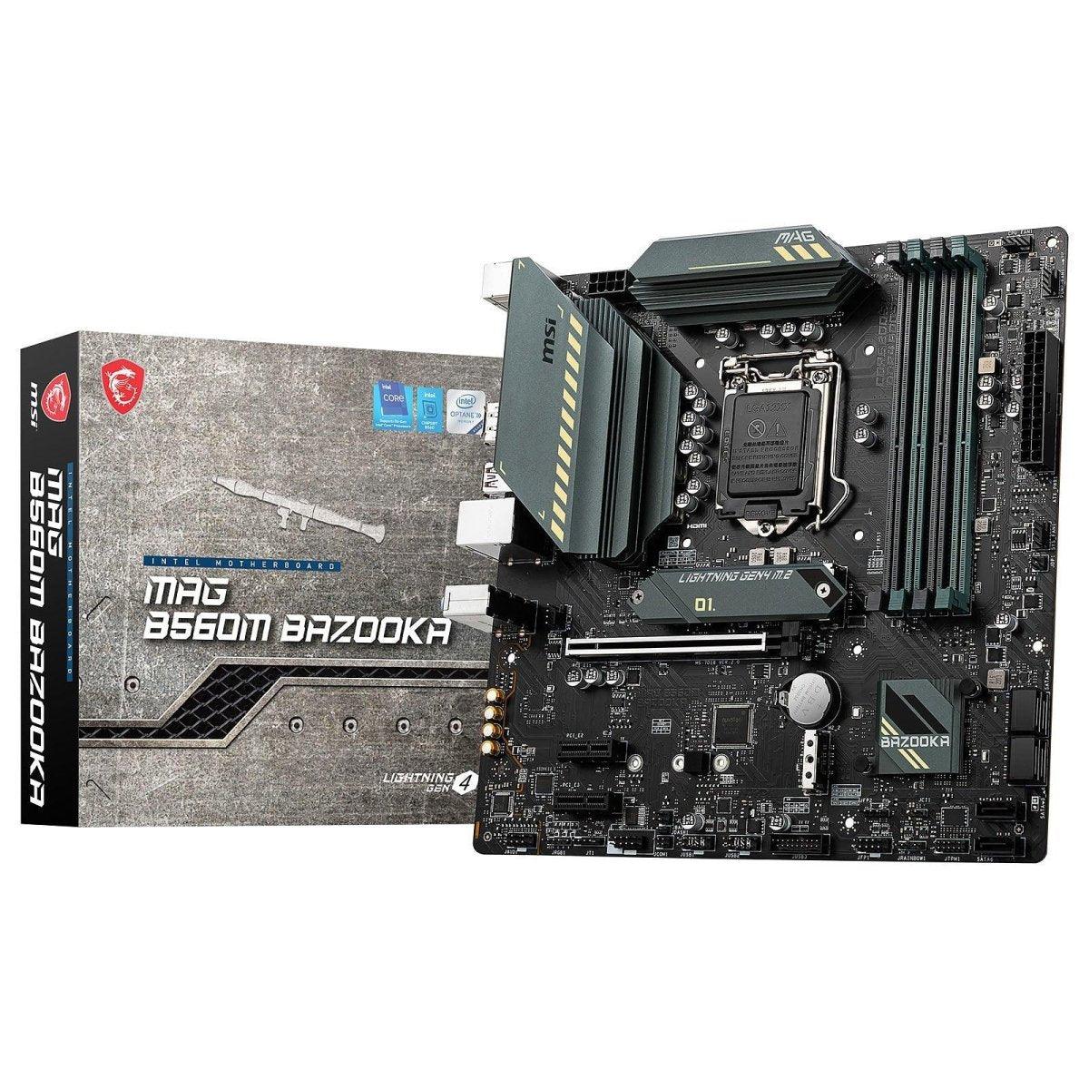MSI MAG B560M Bazooka - Carte mère | Socket 1200 Intel B560 Express prix maroc- Smartmarket.ma
