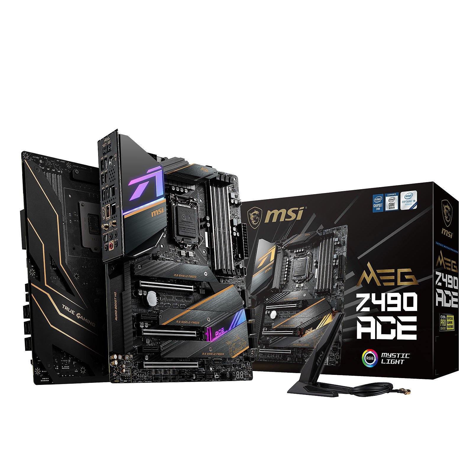 MSI Meg Z490 Ace - Carte mère | Socket 1200 Intel Z490 Express prix maroc- Smartmarket.ma