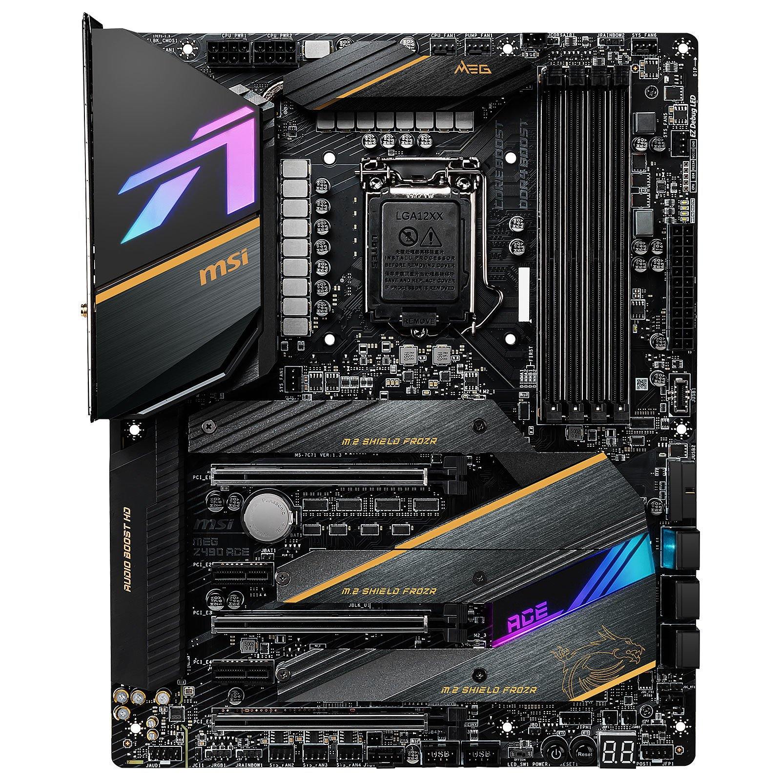 MSI Meg Z490 Ace - Carte mère | Socket 1200 Intel Z490 Express prix maroc- Smartmarket.ma