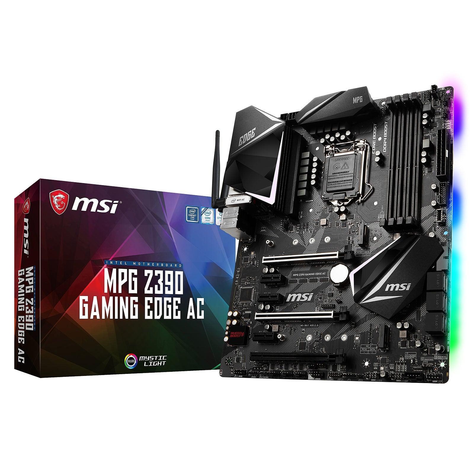 MSI MPG Z390 Gaming EDGE AC - Carte mère | Mystic Light prix maroc- Smartmarket.ma