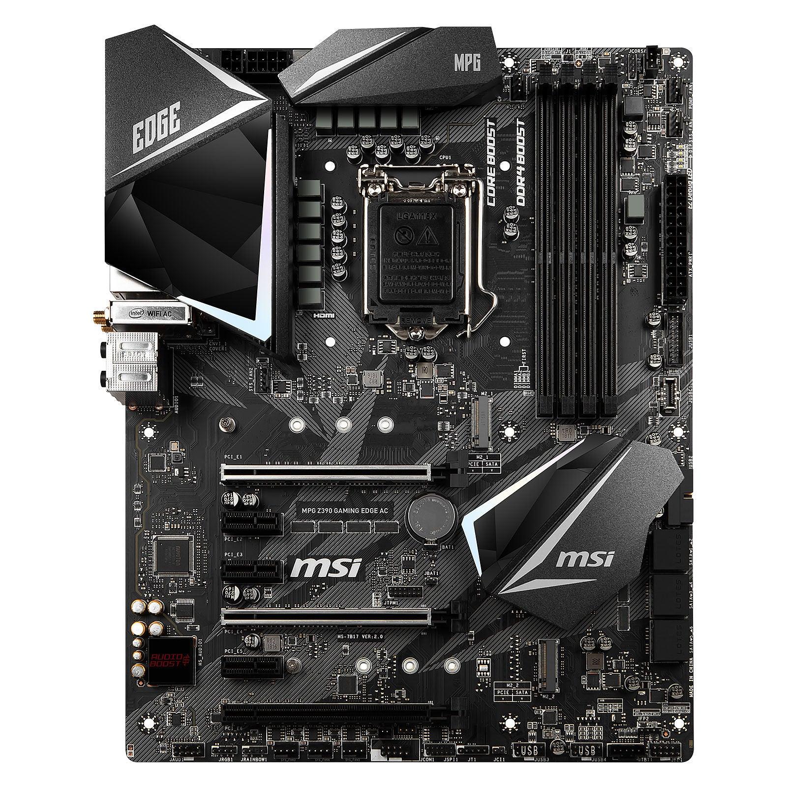 MSI MPG Z390 Gaming EDGE AC - Carte mère | Mystic Light prix maroc- Smartmarket.ma