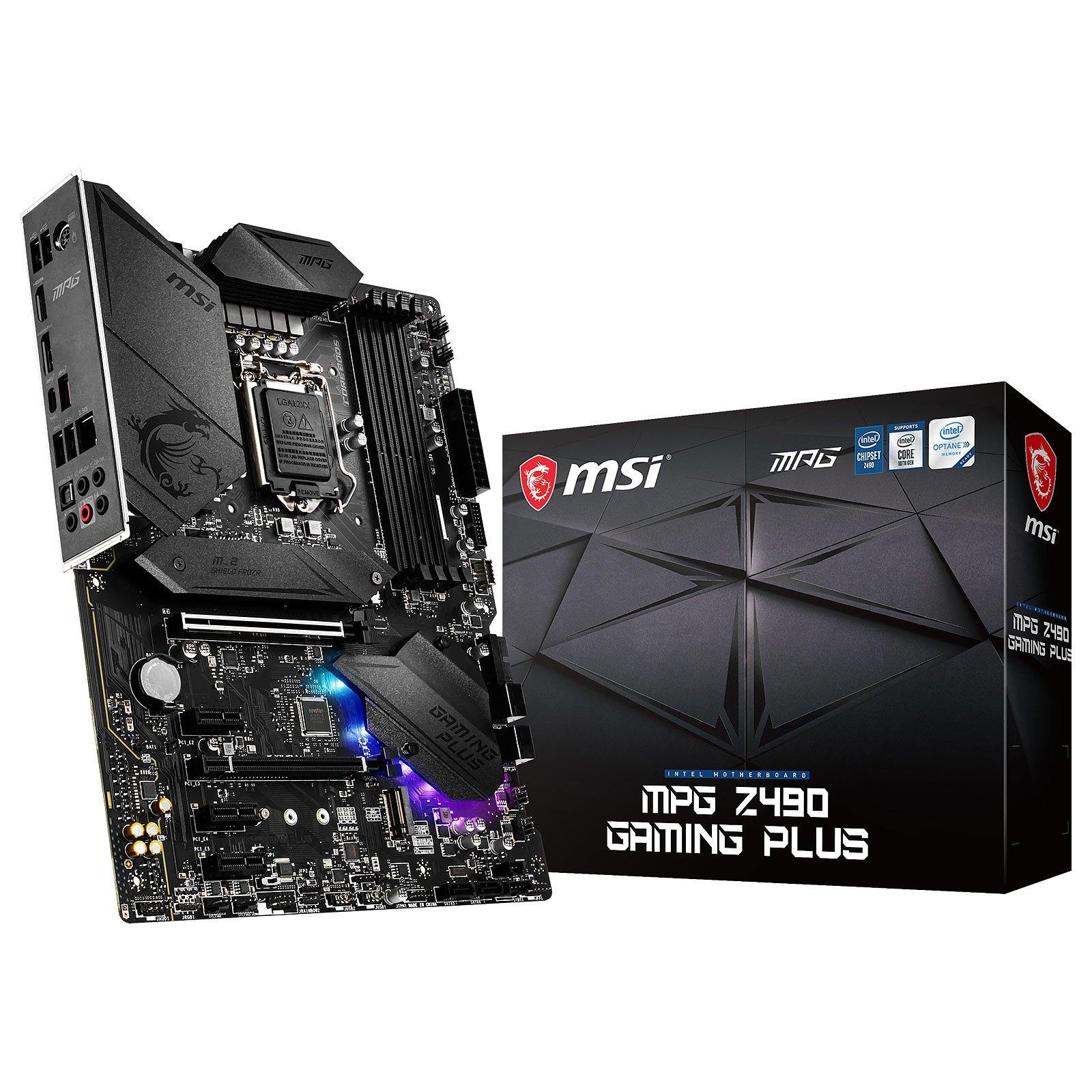 MSI MPG Z490 Gaming Plus - Carte mère | ATX Socket 1200 Intel prix maroc- Smartmarket.ma