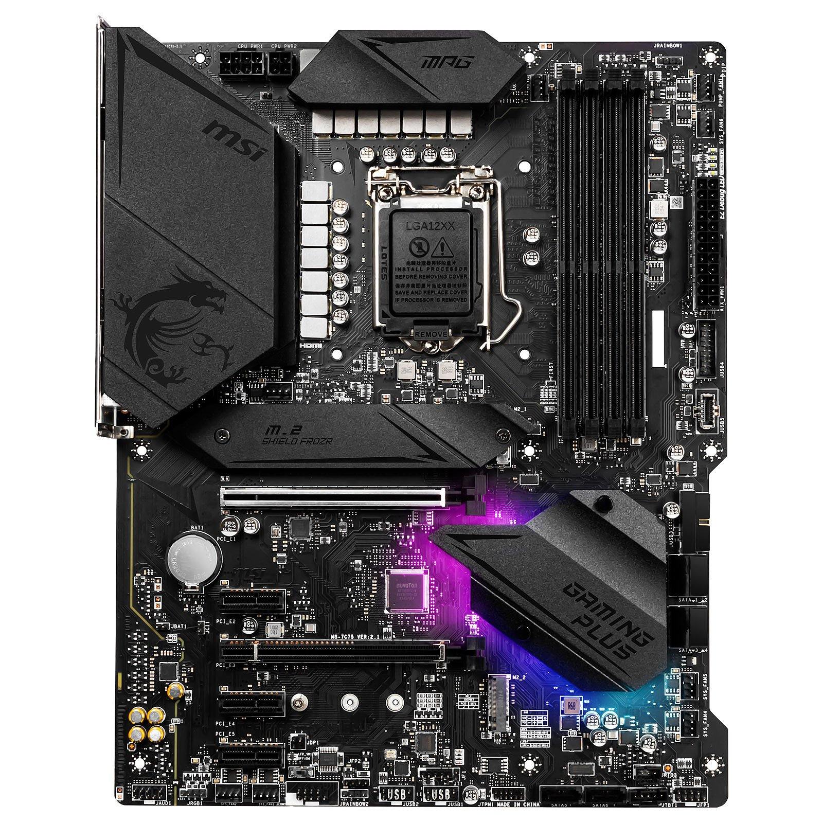 MSI MPG Z490 Gaming Plus - Carte mère | ATX Socket 1200 Intel prix maroc- Smartmarket.ma