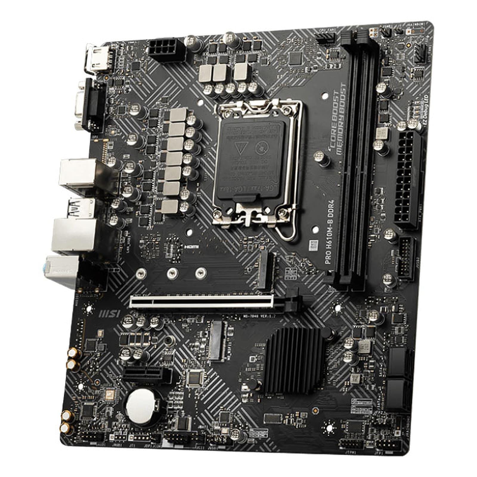MSI pro H610M-B ddr4 prix maroc- Smartmarket.ma