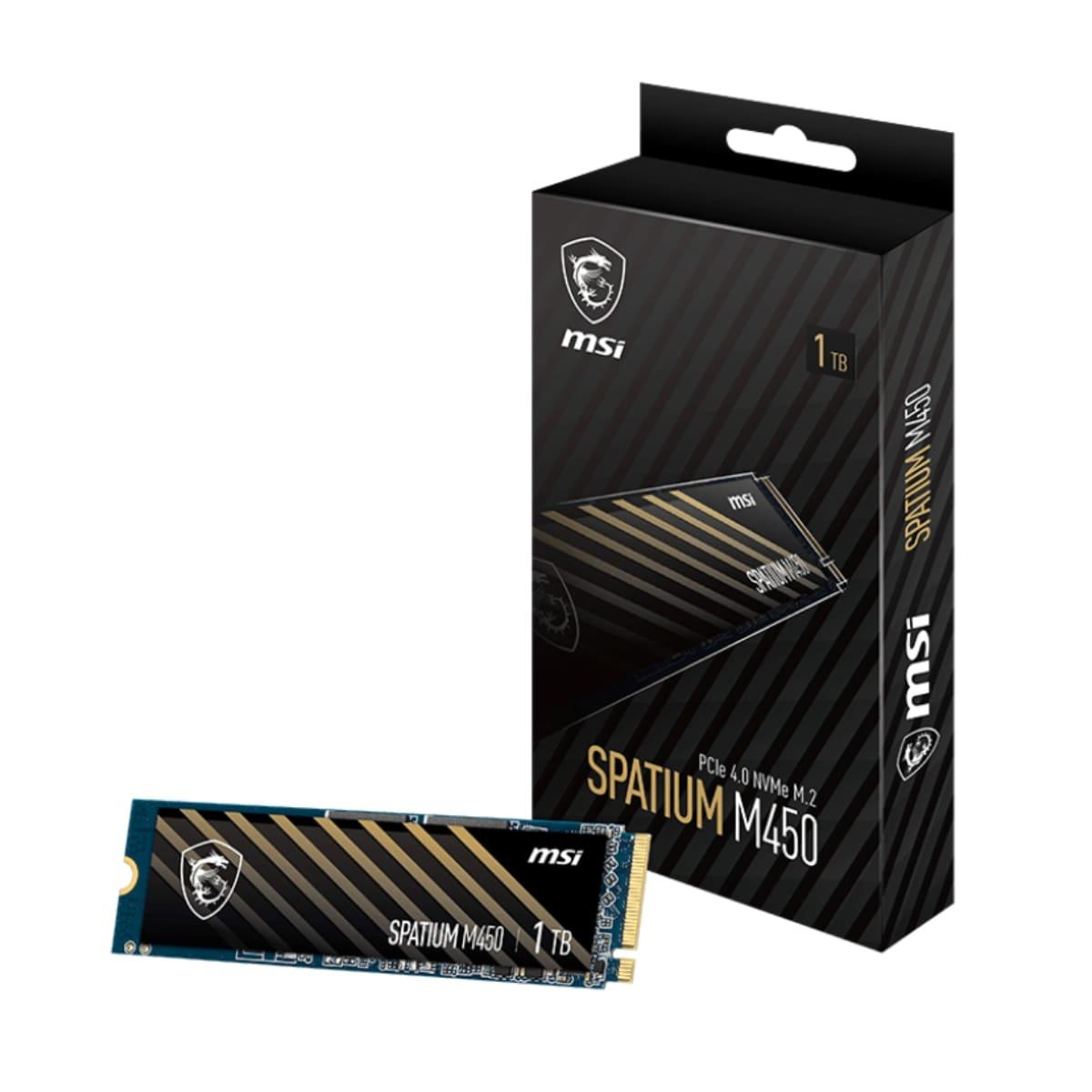 MSI SPATIUM M450 PCIe 4.0 NVMe M.2 1TB prix maroc- Smartmarket.ma