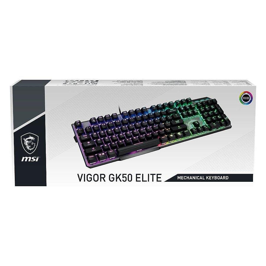 MSI Vigor GK50 Elite - Clavier gamer Mécanique | Switchs Kailh White prix maroc- Smartmarket.ma