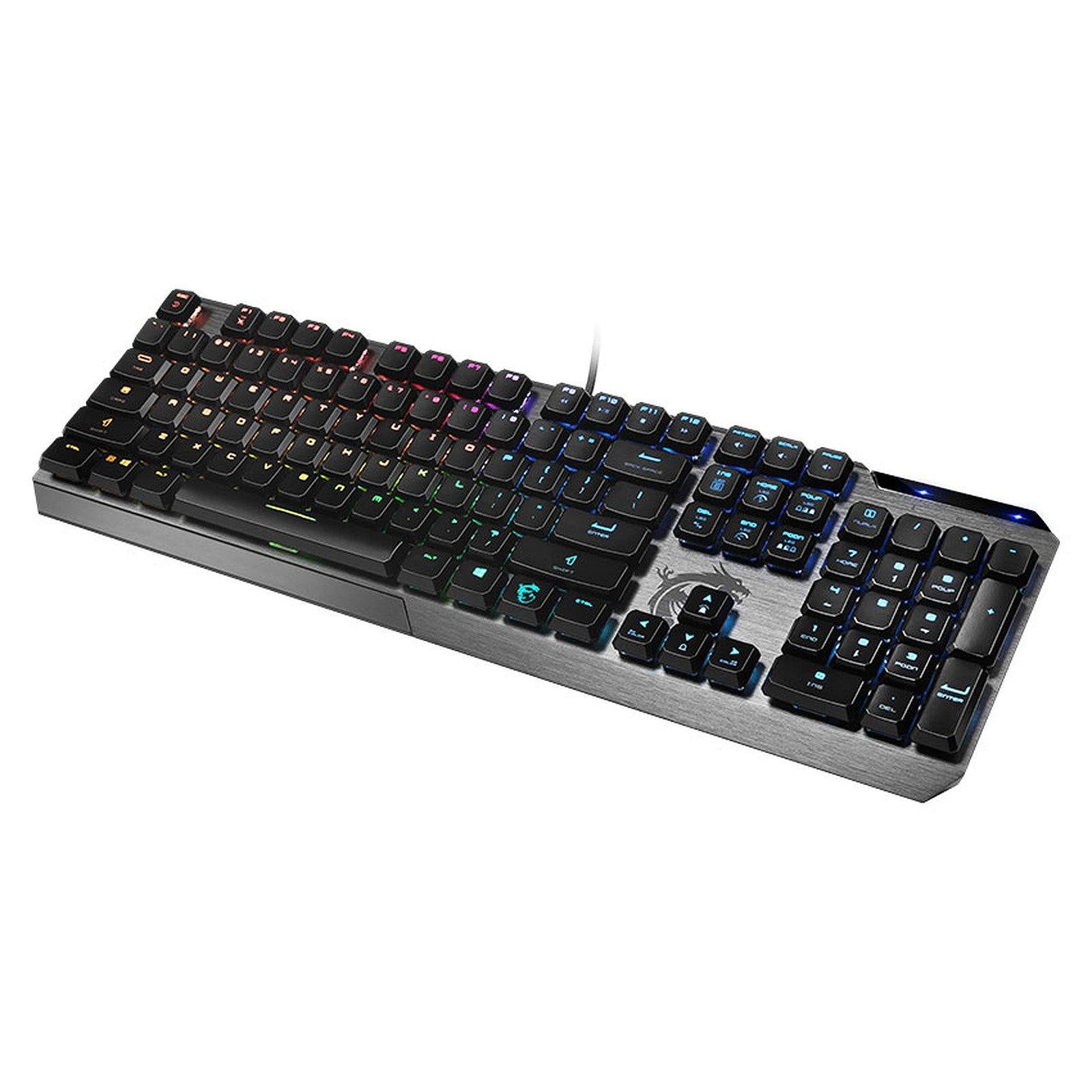MSI Vigor GK50 Low Profile - Clavier Gamer | Rétroéclairage RGB prix maroc- Smartmarket.ma