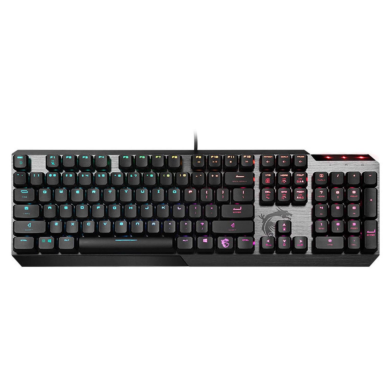 MSI Vigor GK50 Low Profile - Clavier Gamer | Rétroéclairage RGB prix maroc- Smartmarket.ma