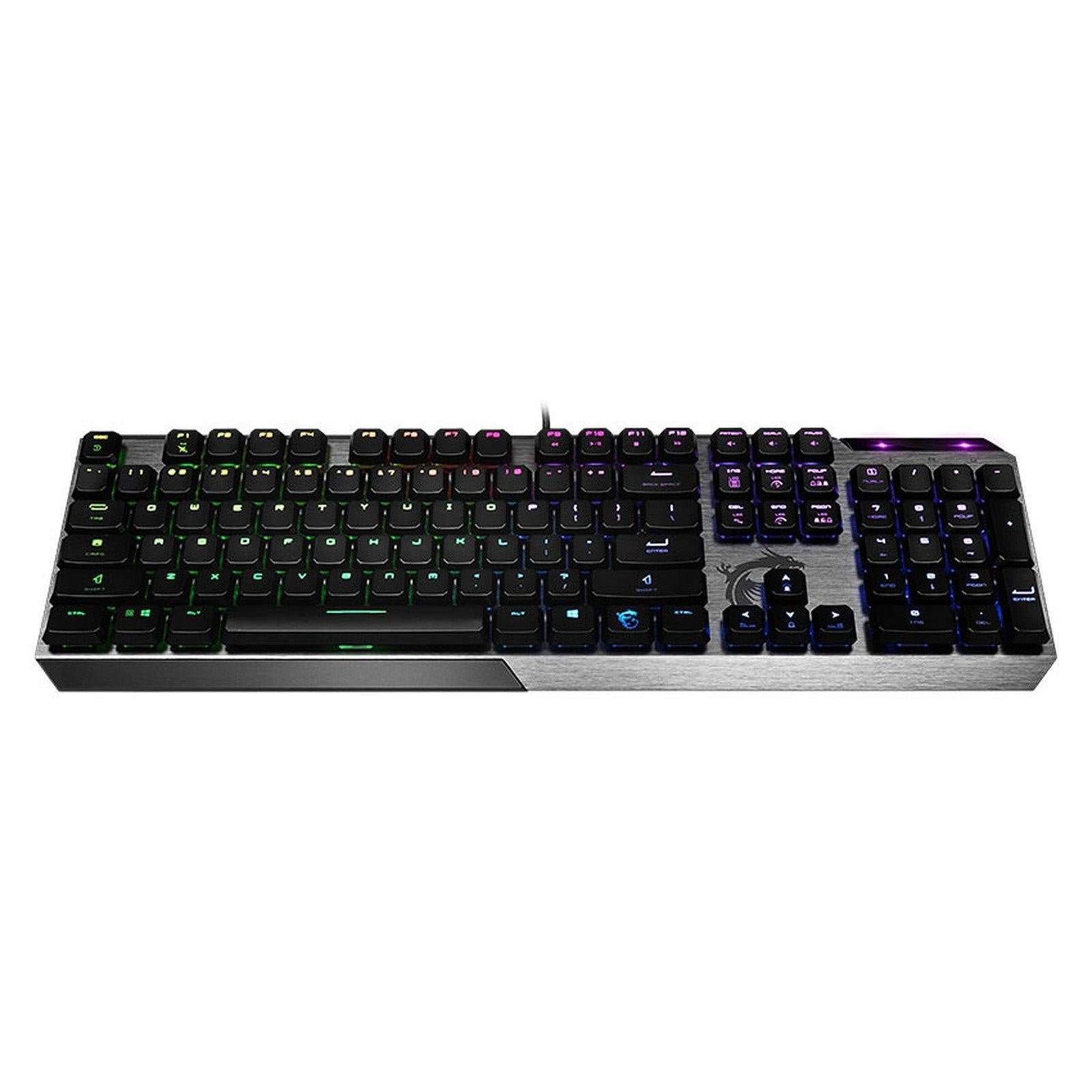 MSI Vigor GK50 Low Profile - Clavier Gamer | Rétroéclairage RGB prix maroc- Smartmarket.ma