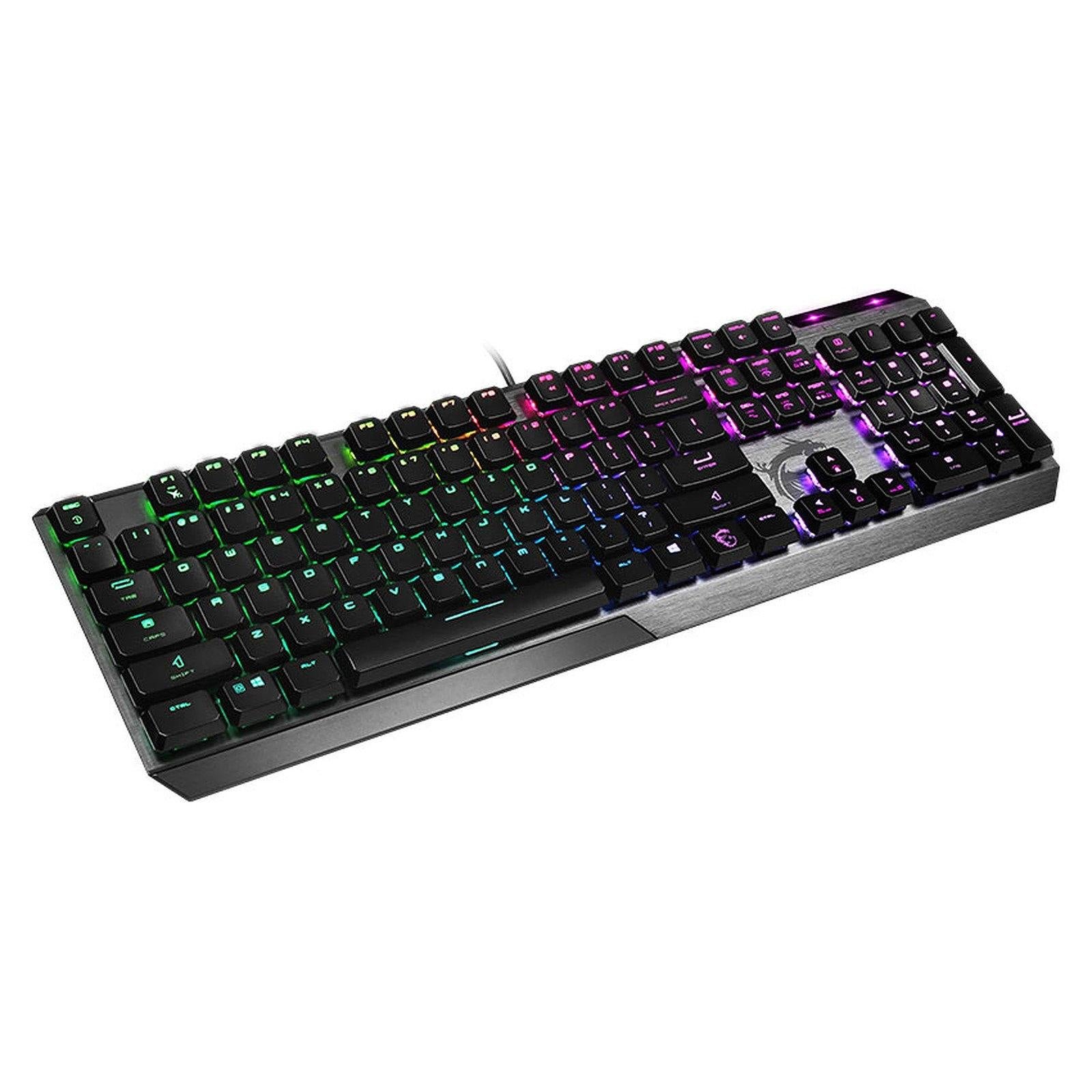 MSI Vigor GK50 Low Profile - Clavier Gamer | Rétroéclairage RGB prix maroc- Smartmarket.ma
