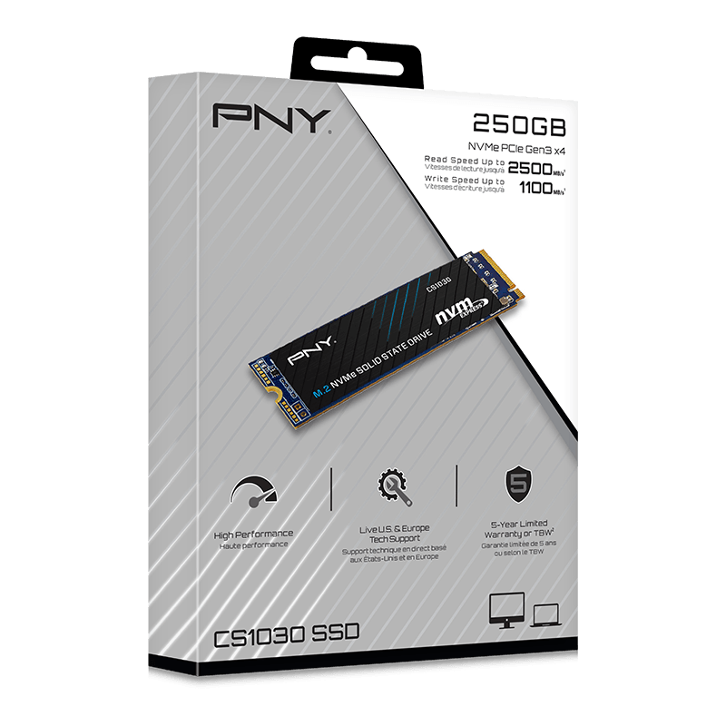 PNY CS1030 M.2 NVMe SSD - 250GB prix maroc- Smartmarket.ma