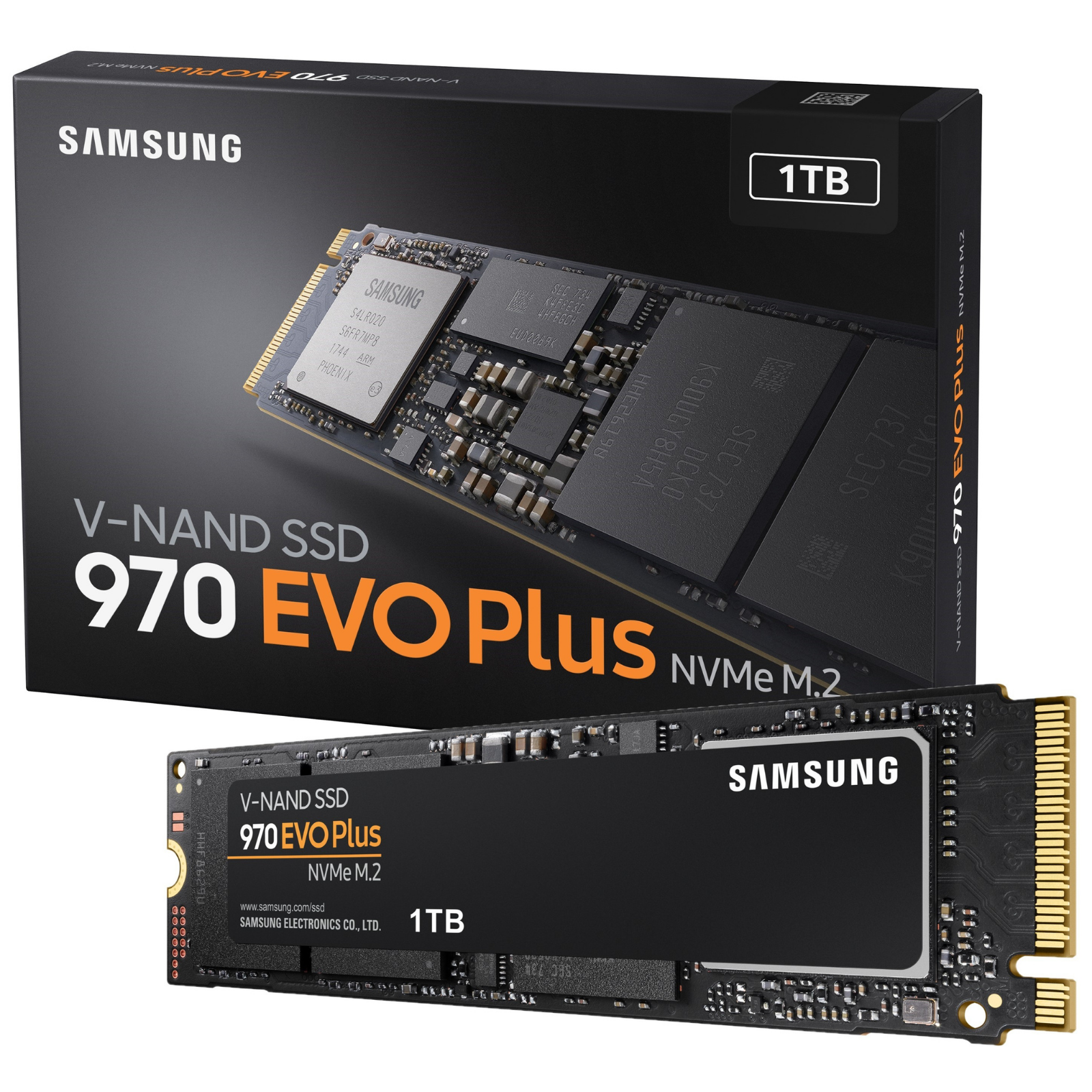 Samsung SSD 970 EVO Plus M.2 PCIe NVMe 1To | PCIe 3.0 x4 prix maroc- Smartmarket.ma