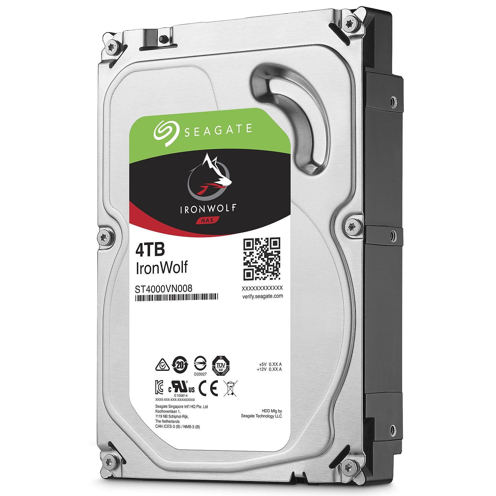 Seagate IronWolf 4 To Maroc Prix 0763649110560 pas cher - smartmarket.ma