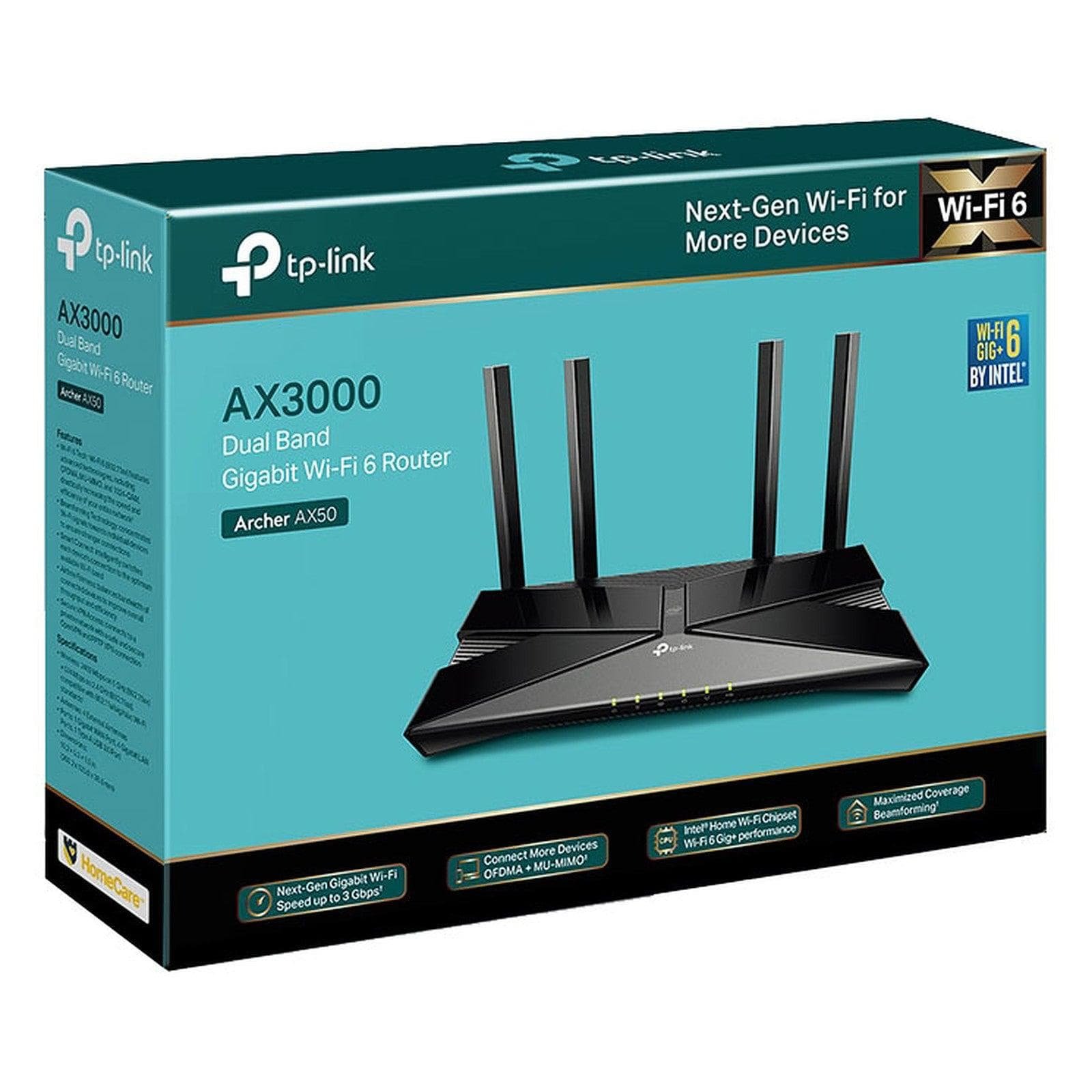 TP-Link Archer AX50 - Routeur sans fil | Wi-Fi 6 AX3000 prix maroc- Smartmarket.ma