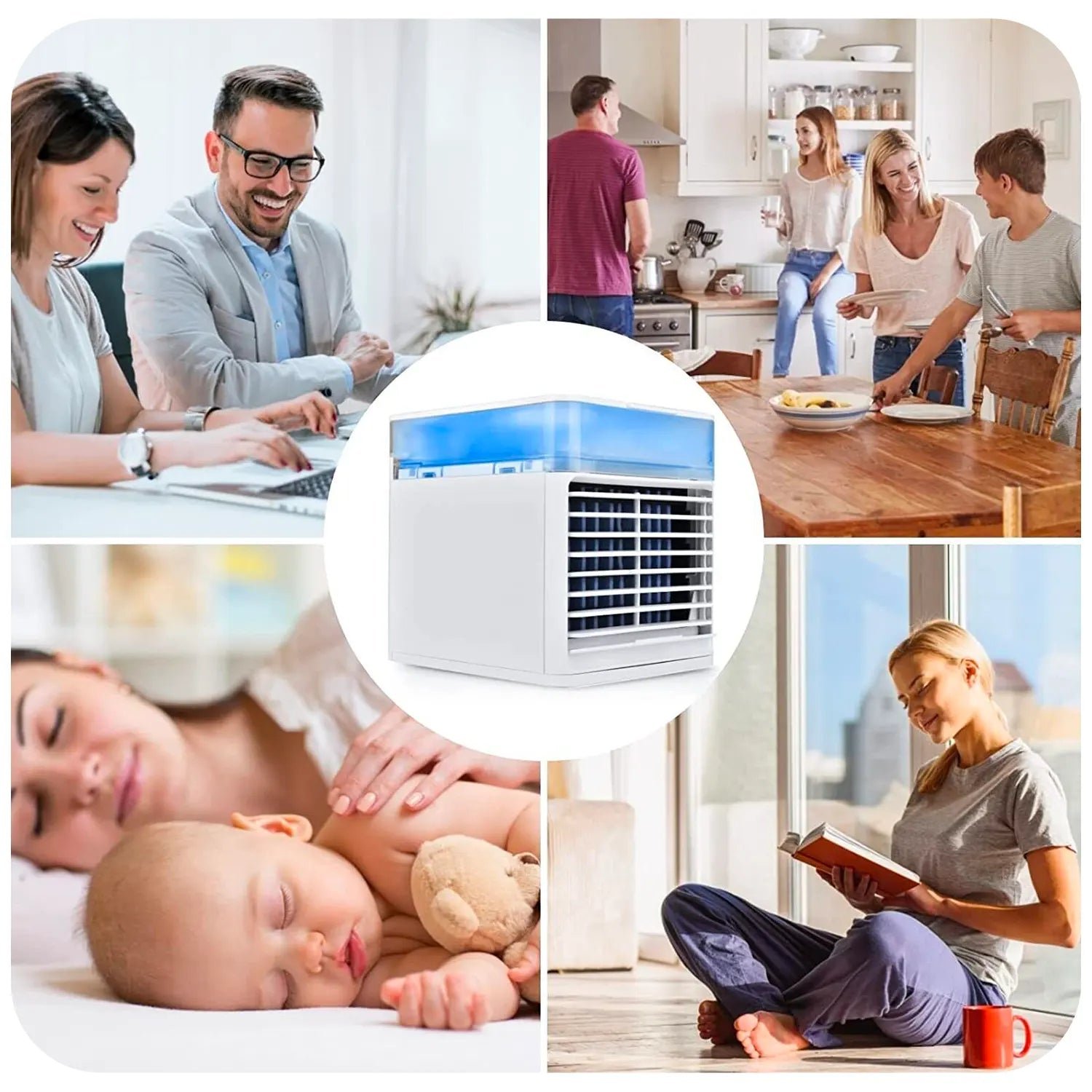 Mini Climatiseur Mobile, Refroidisseur et Humidificateur