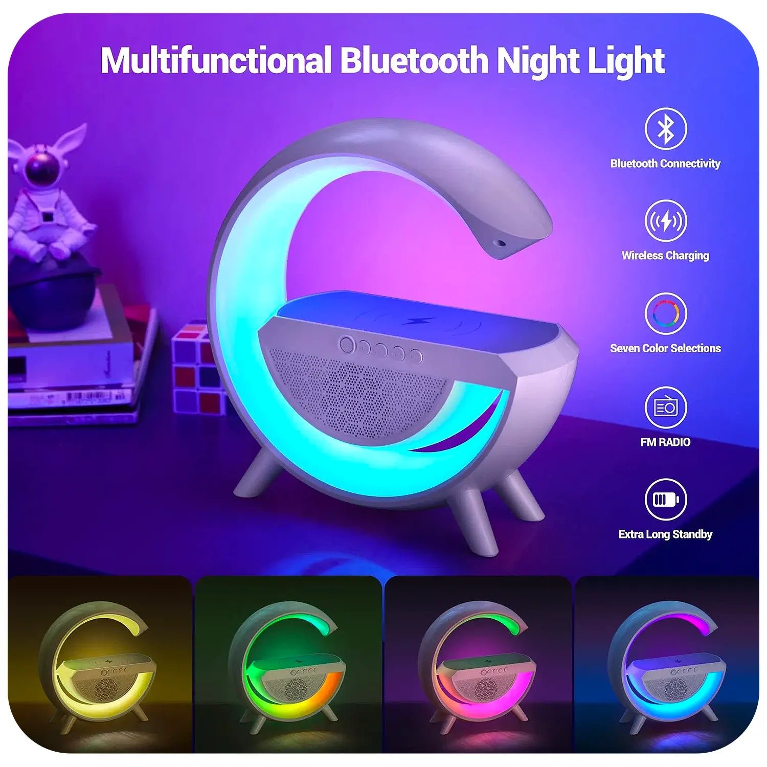 4_1 Haut parleur bluetooth avec lampe d’ambiance