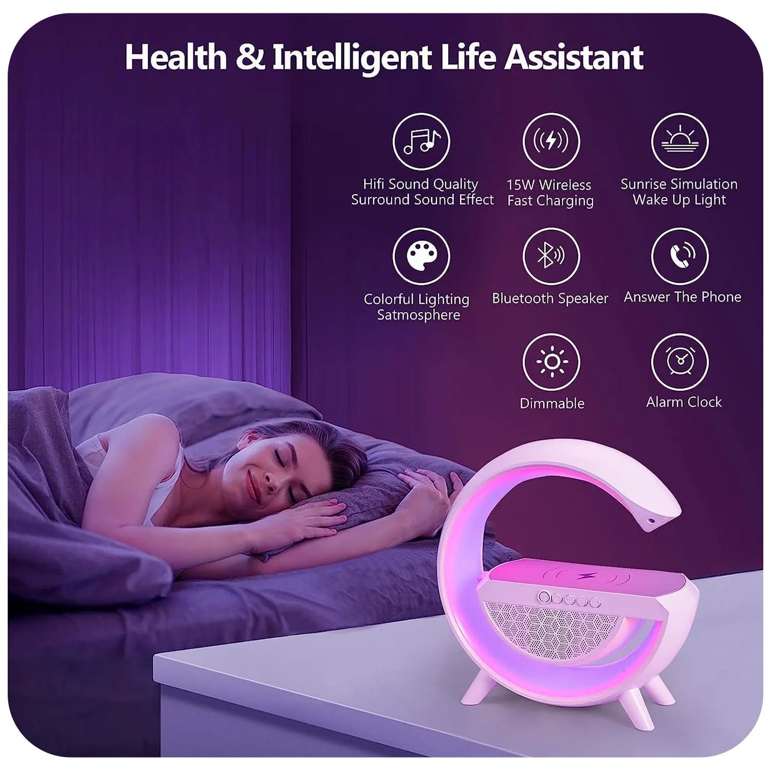 4_2 Haut parleur bluetooth avec lampe d’ambiance