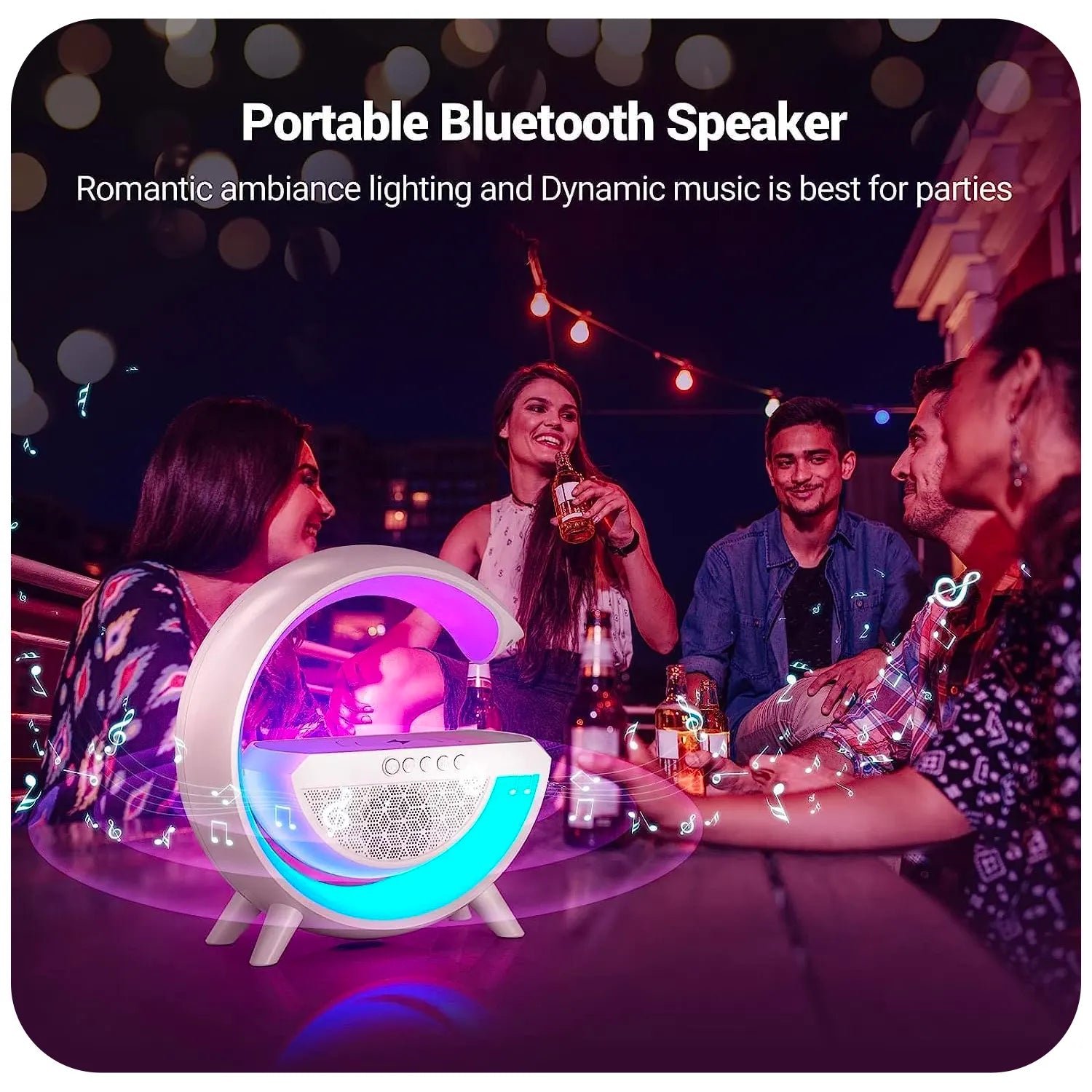 4_3 Haut parleur bluetooth avec lampe d’ambiance