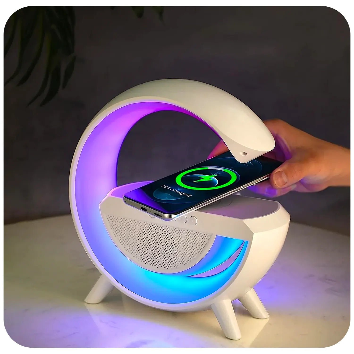 4_4 Haut parleur bluetooth avec lampe d’ambiance
