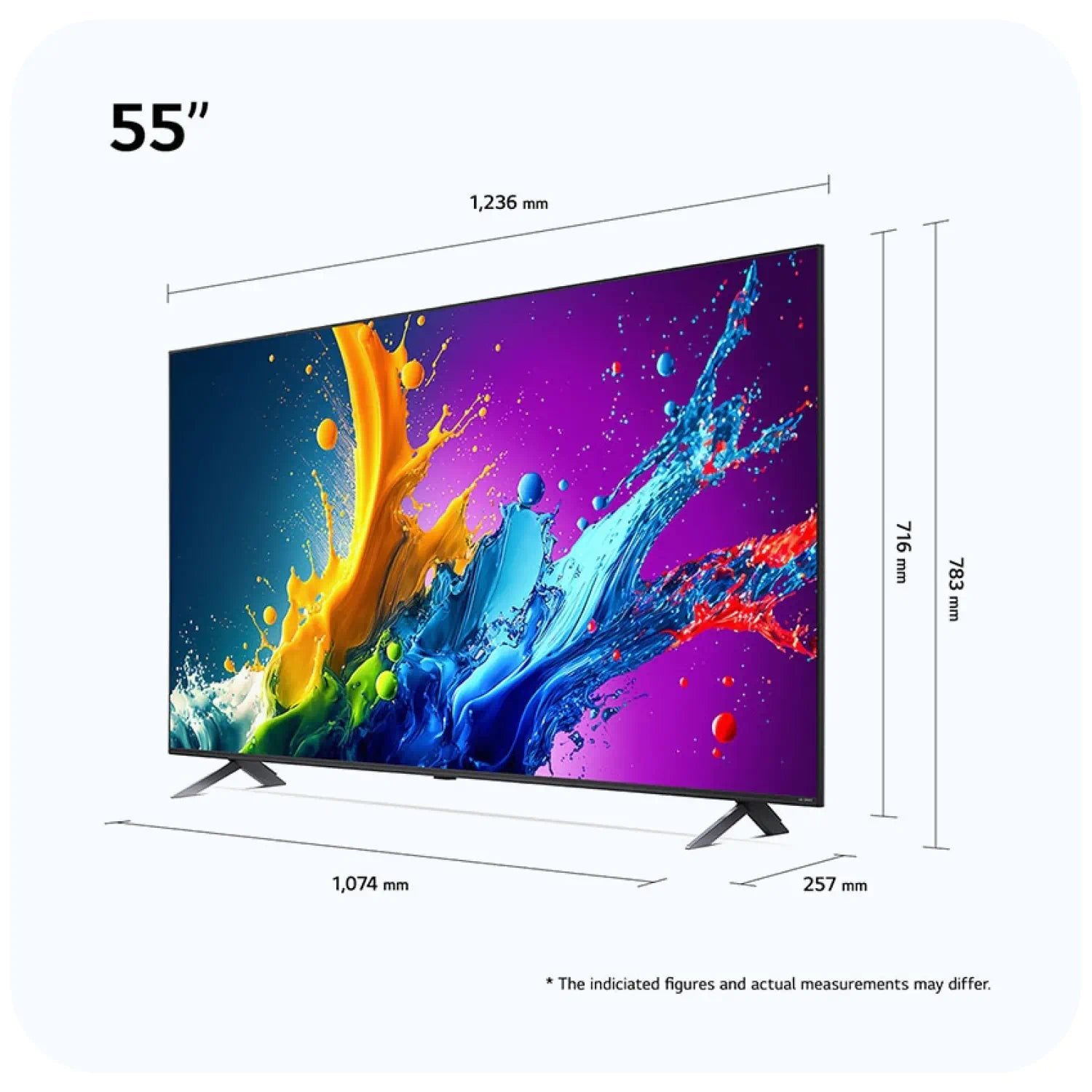 LG QNED 55QNED80T6B 55 inch TV
