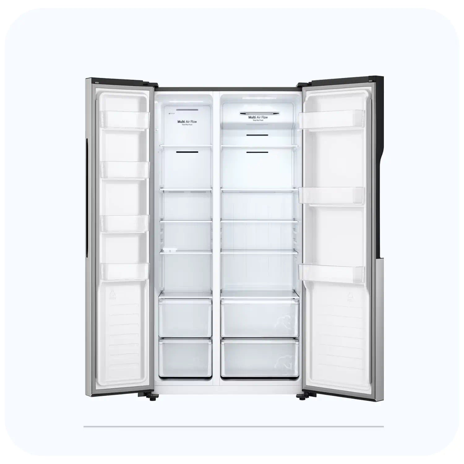 LG GR-B507PQAM SIDE BY SIDE 508L SILVER Refrigerator