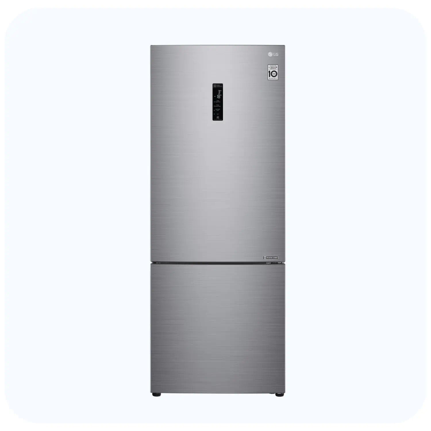 GR-B639NLCM_1 LG GR-B639NLCM COMBINED 70CM SILVER FRIDGE