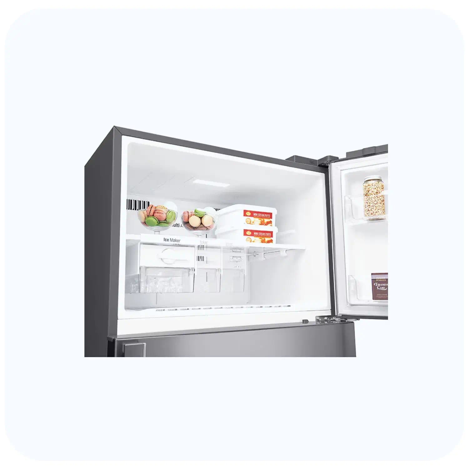 GR-C502HLCU_3 LG GR-C502HLCU 2 DOORS 410L STAINLESS STEEL FRIDGE