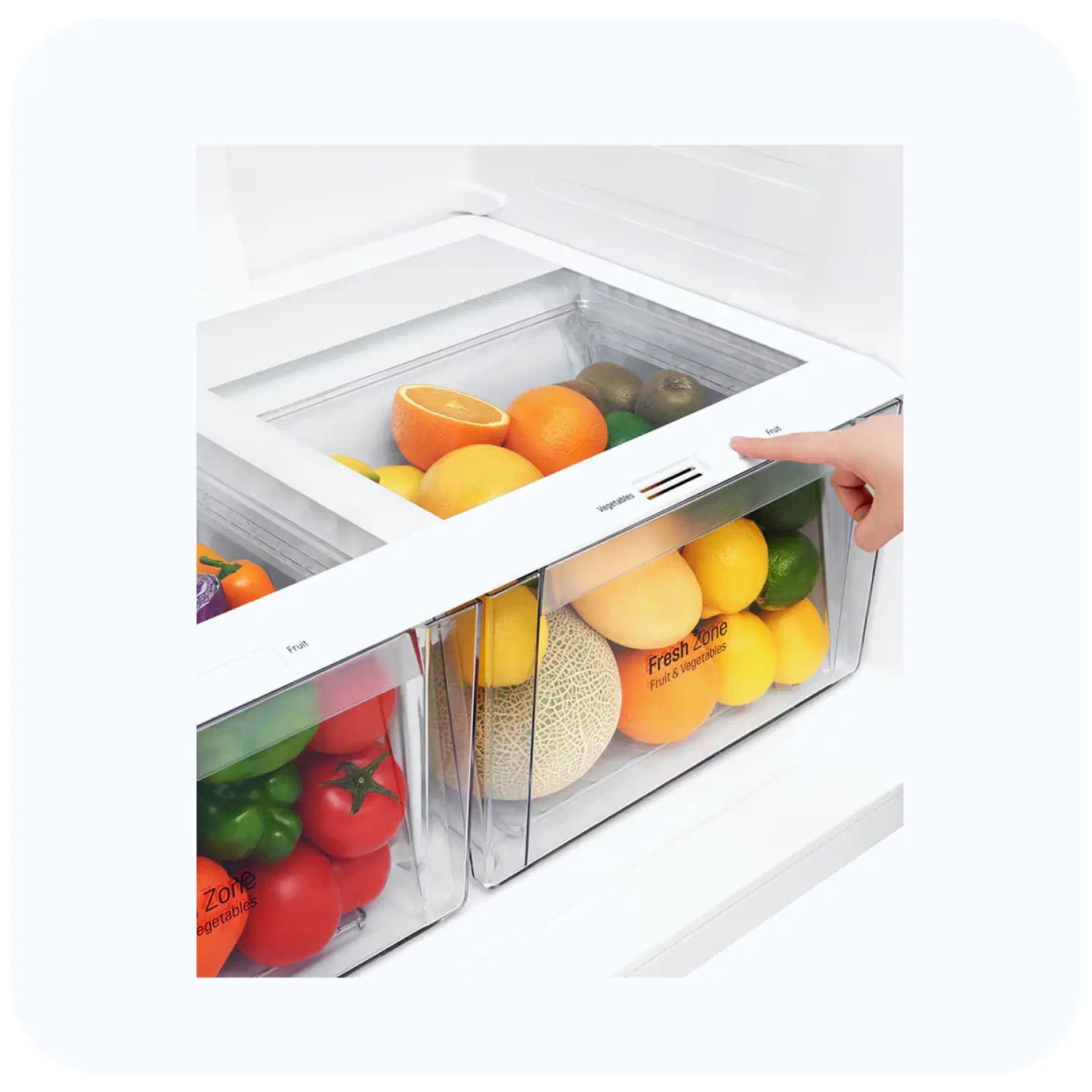 GR-H572HLHU_4 LG GR-H572HLHU 2 DOORS 471L REFRIGERATOR WITH SILVER DISPLAY