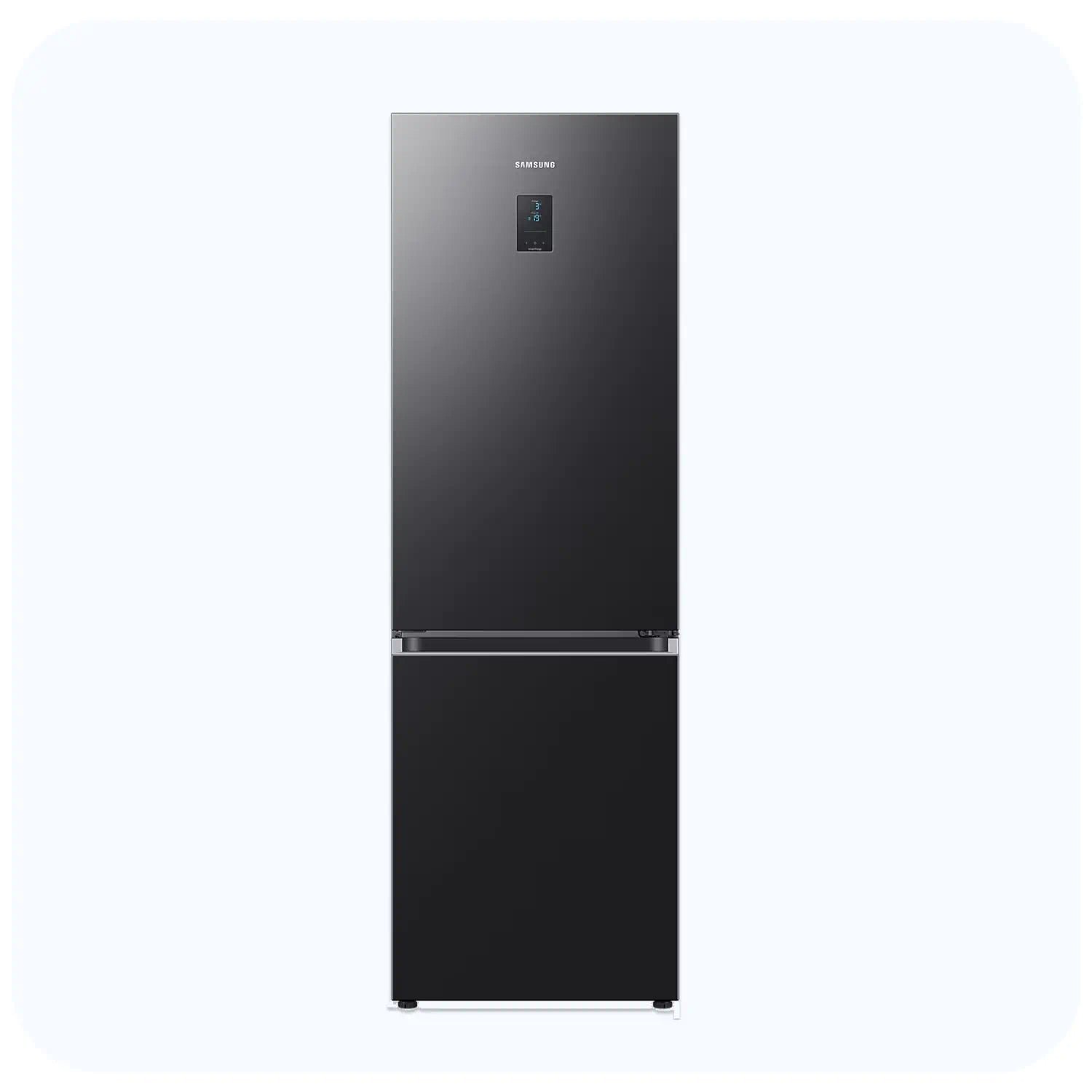 RB34C673EB1_1 SAMSUNG RB34C673EB1 COMBINED NO-FROST BLACK REFRIGERATOR WITH DISPLAY