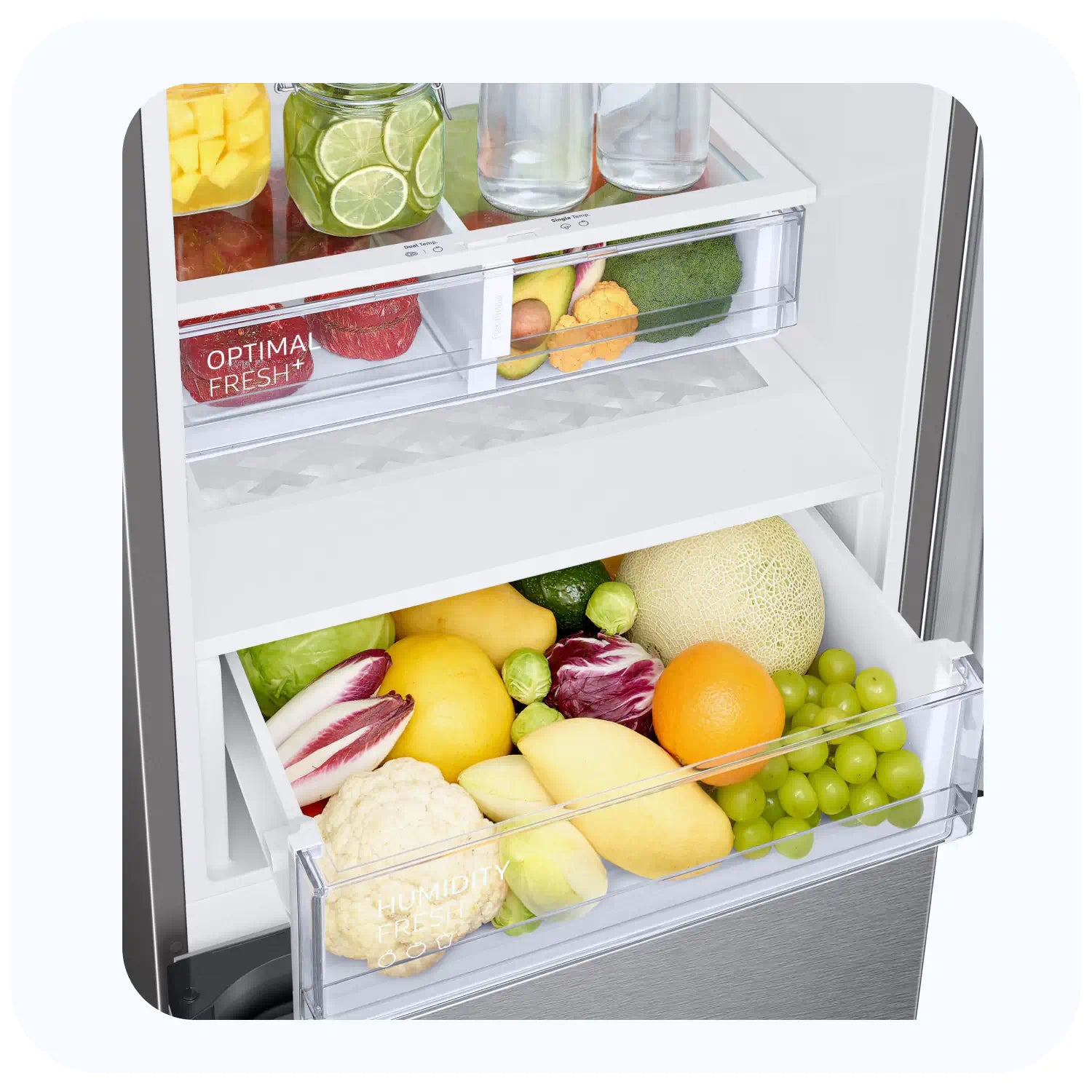 Réfrigérateur avec congélateur en bas SAMSUNG RB36T670S9/MA