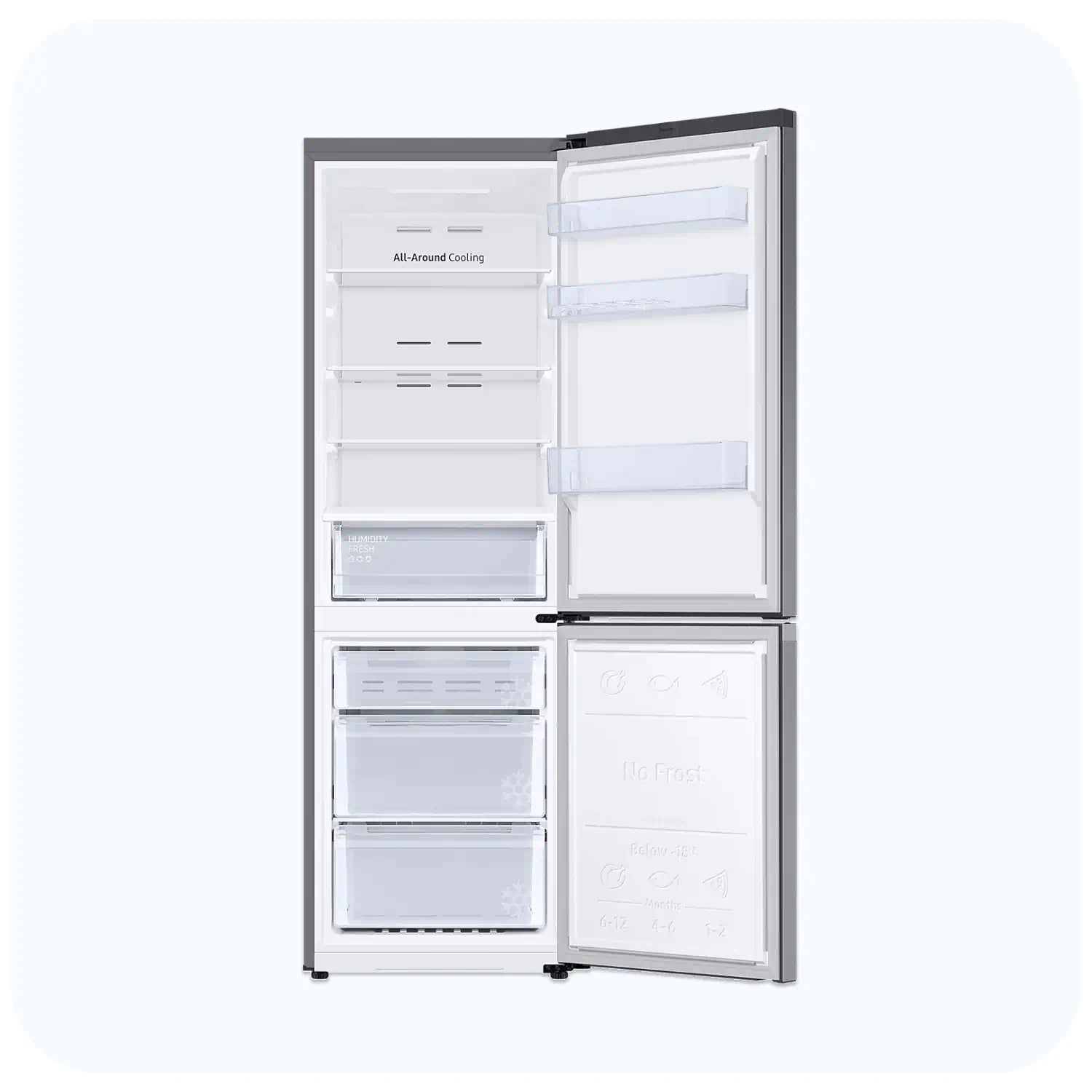 Réfrigérateur avec congélateur en bas SAMSUNG RB36T670S9/MA