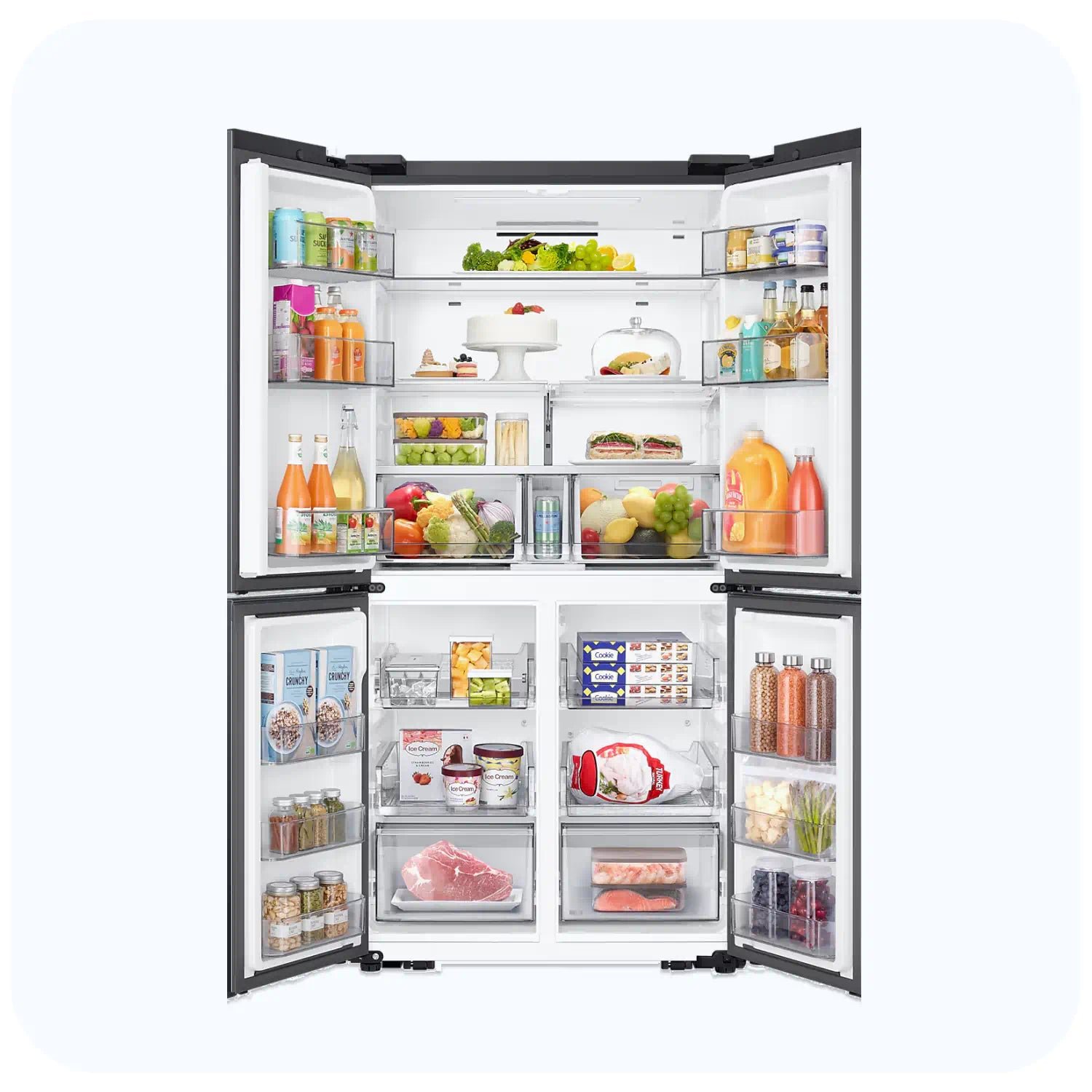 RF65DG90BEB1MA_2_16f4b1fc-f234-4279-a997-c3f0c5626ca2 Réfrigérateur SAMSUNG SIDE BY SIDE RF65DG90BEB1 602L FRENCH DOOR 4 PORTES NOIR