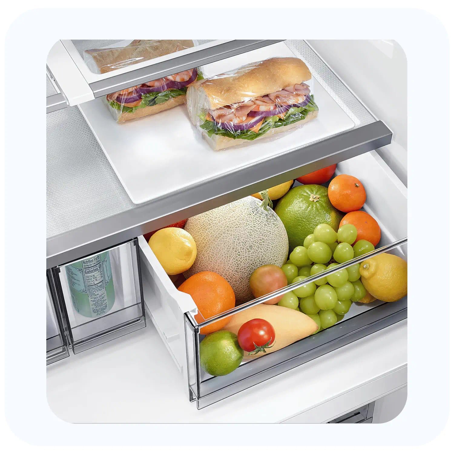 SAMSUNG SIDE BY SIDE RF65DG90BEB1MA 602L FRENCH DOOR 4 DOORS BLACK Refrigerator