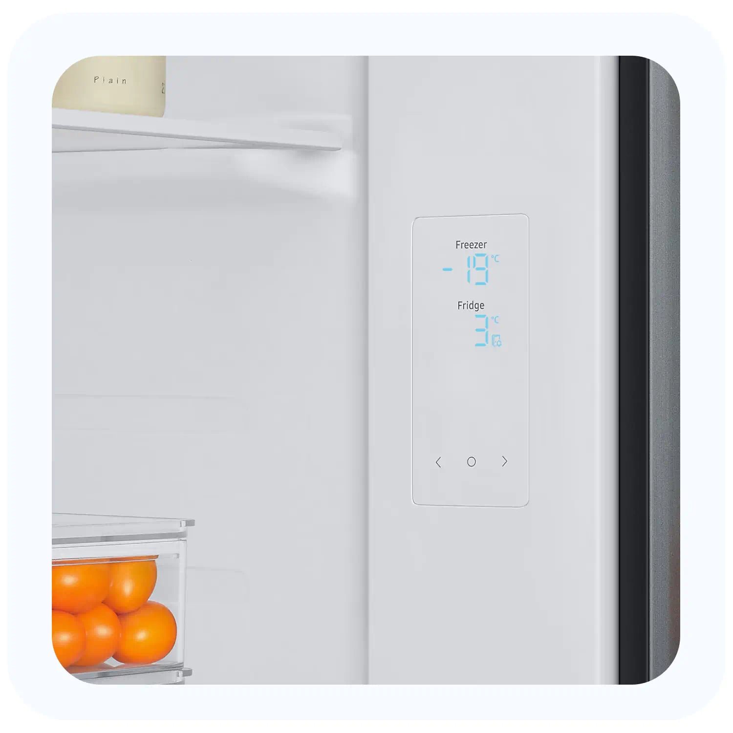 Samsung Side by Side Refrigerator - 641L Net – RS66A8100S9