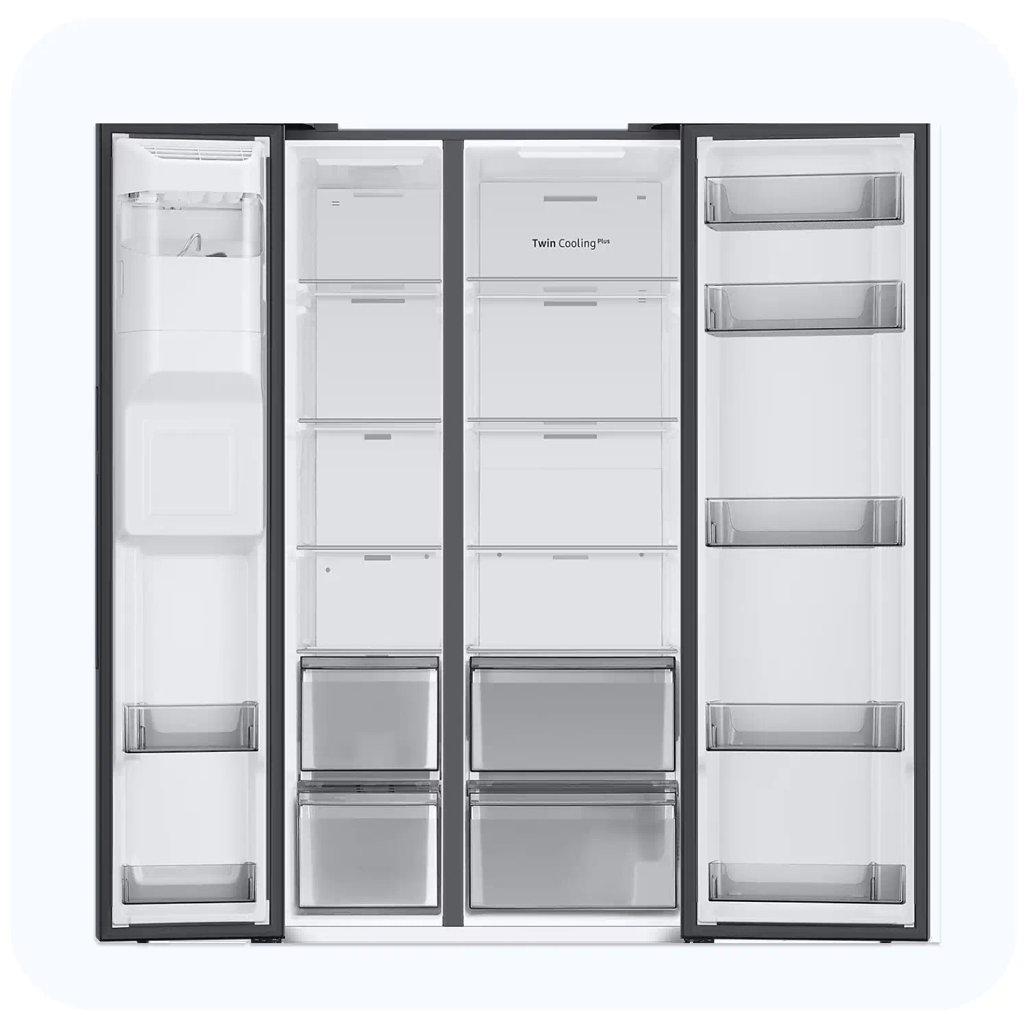 RS68A8820B1MA_7 Side by Side Refrigerator 609L Net Samsung RS68A8820B1