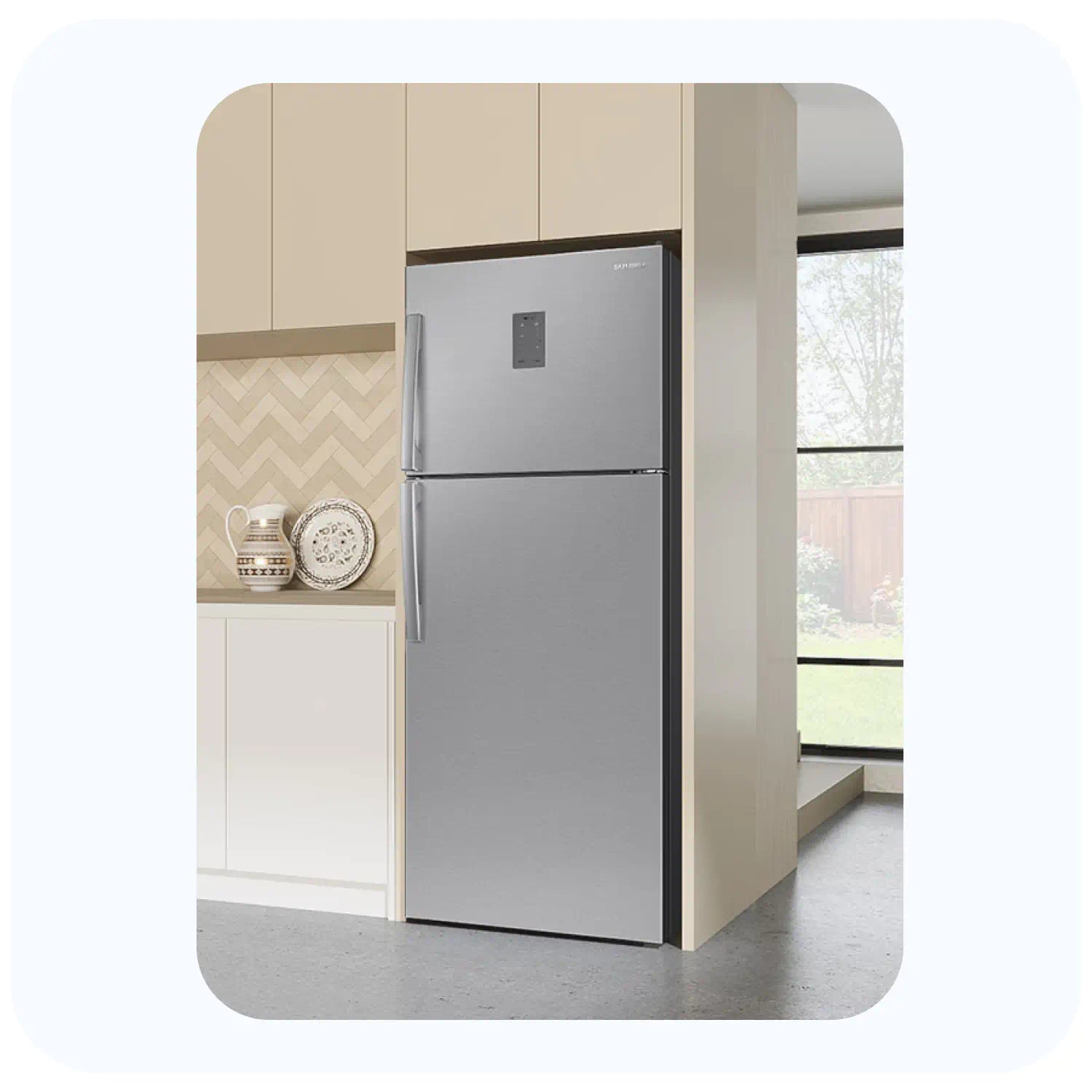 REFREGIRATEUR SAMSUNG RT30A3000SA 2 PORTES NO-FROST GRIS