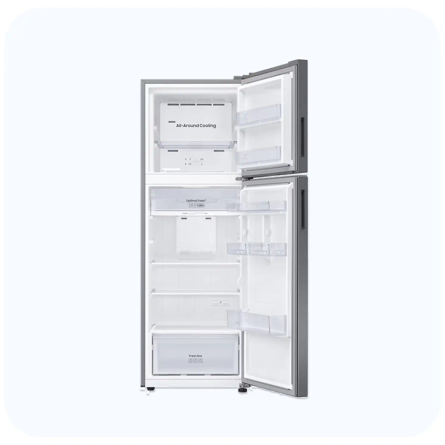 SAMSUNG 2 DOOR NO-FROST REFRIGERATOR GRAY rt35cg5400s9ma