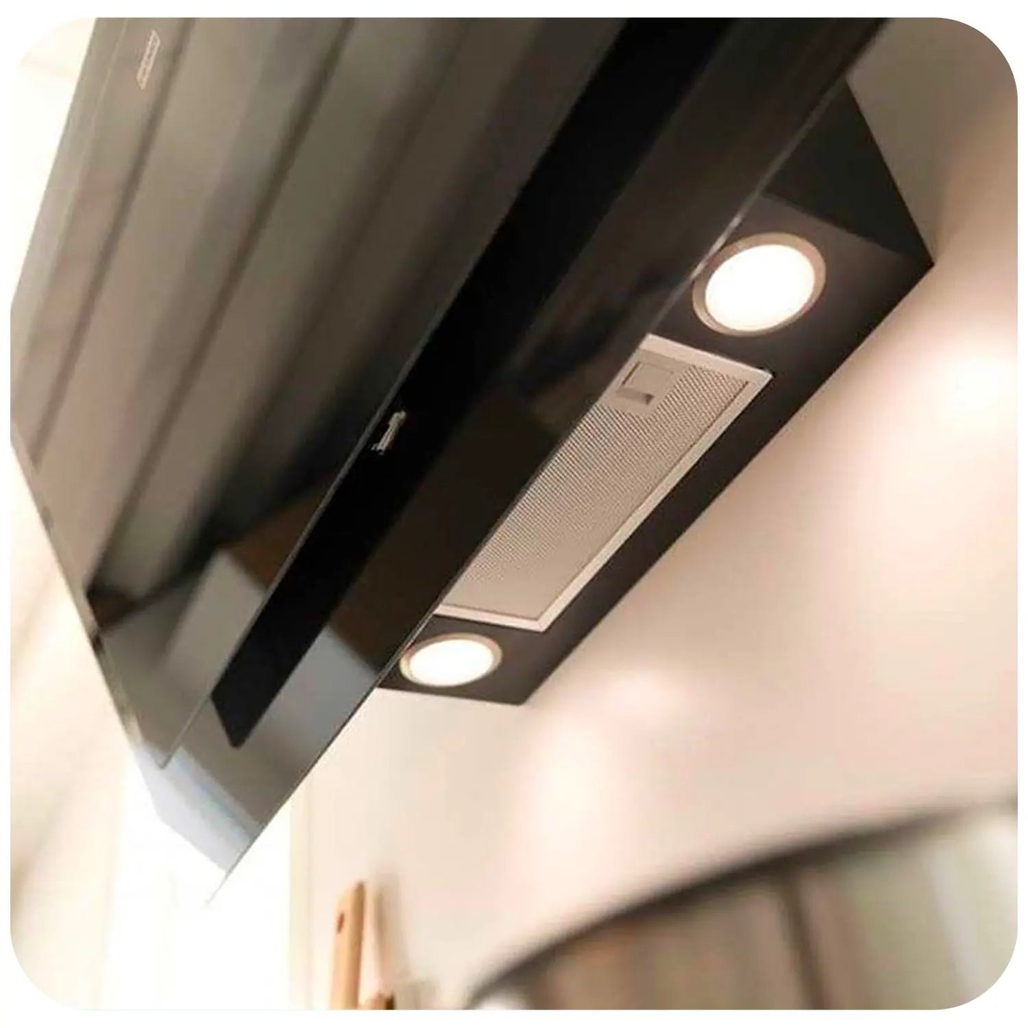 p2 Hotte Décorative Murale FNO 905 BK 90CM