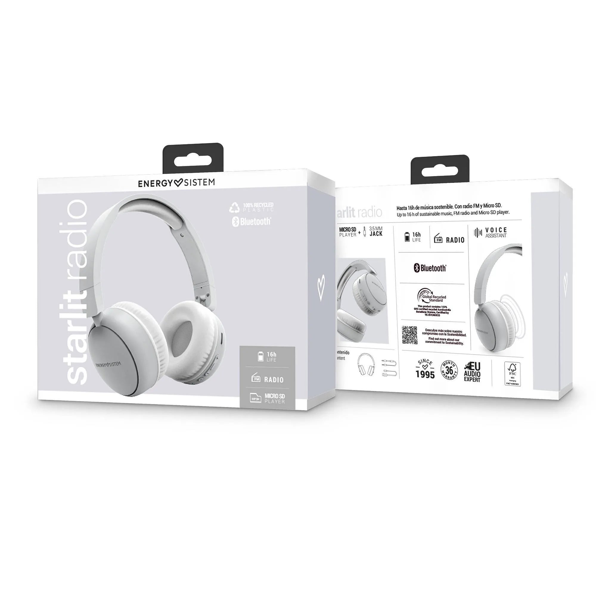 Energy Sistem Casque BT Starlit Radio Cloud