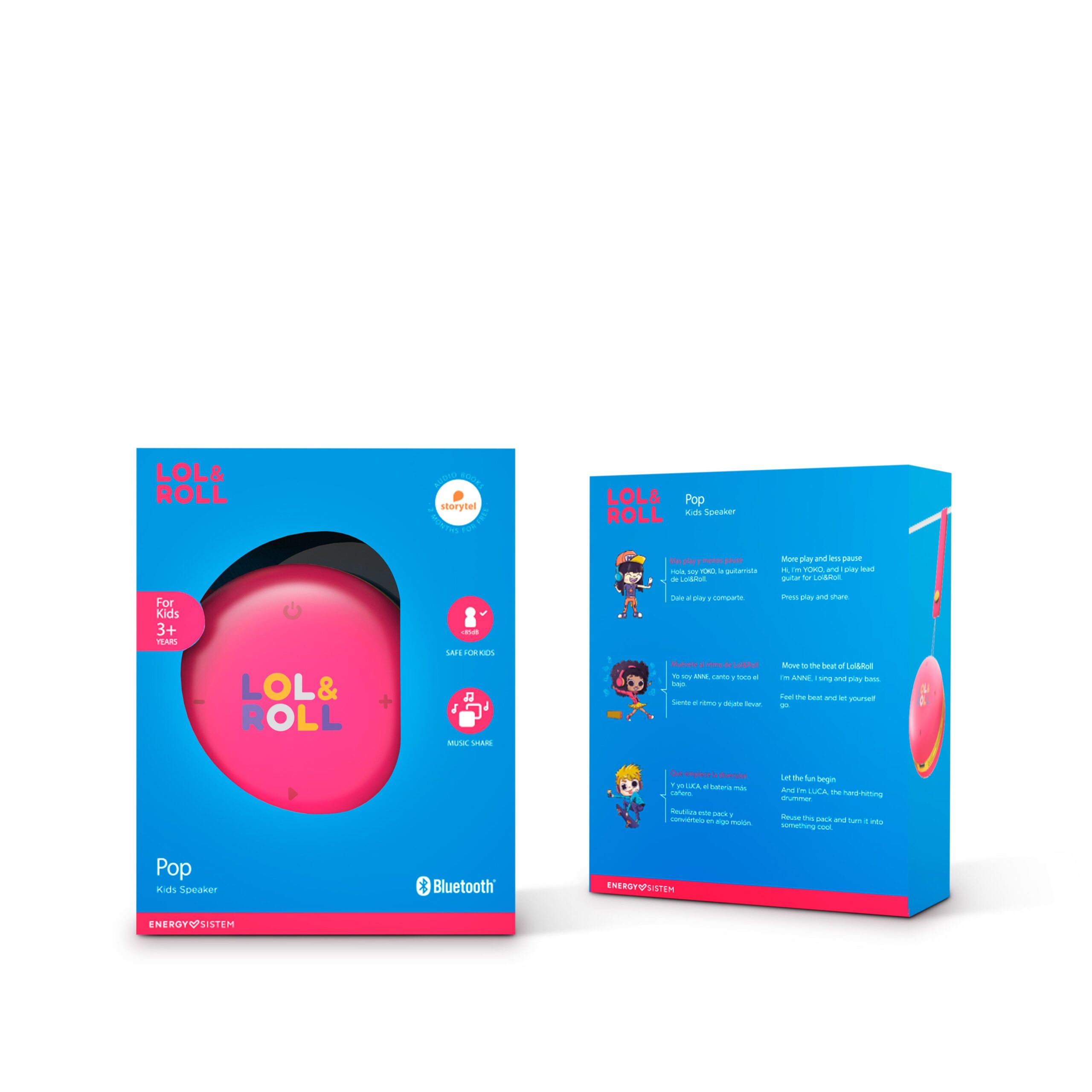 Energy Sistem Lol&Roll Pop Kids - Rose