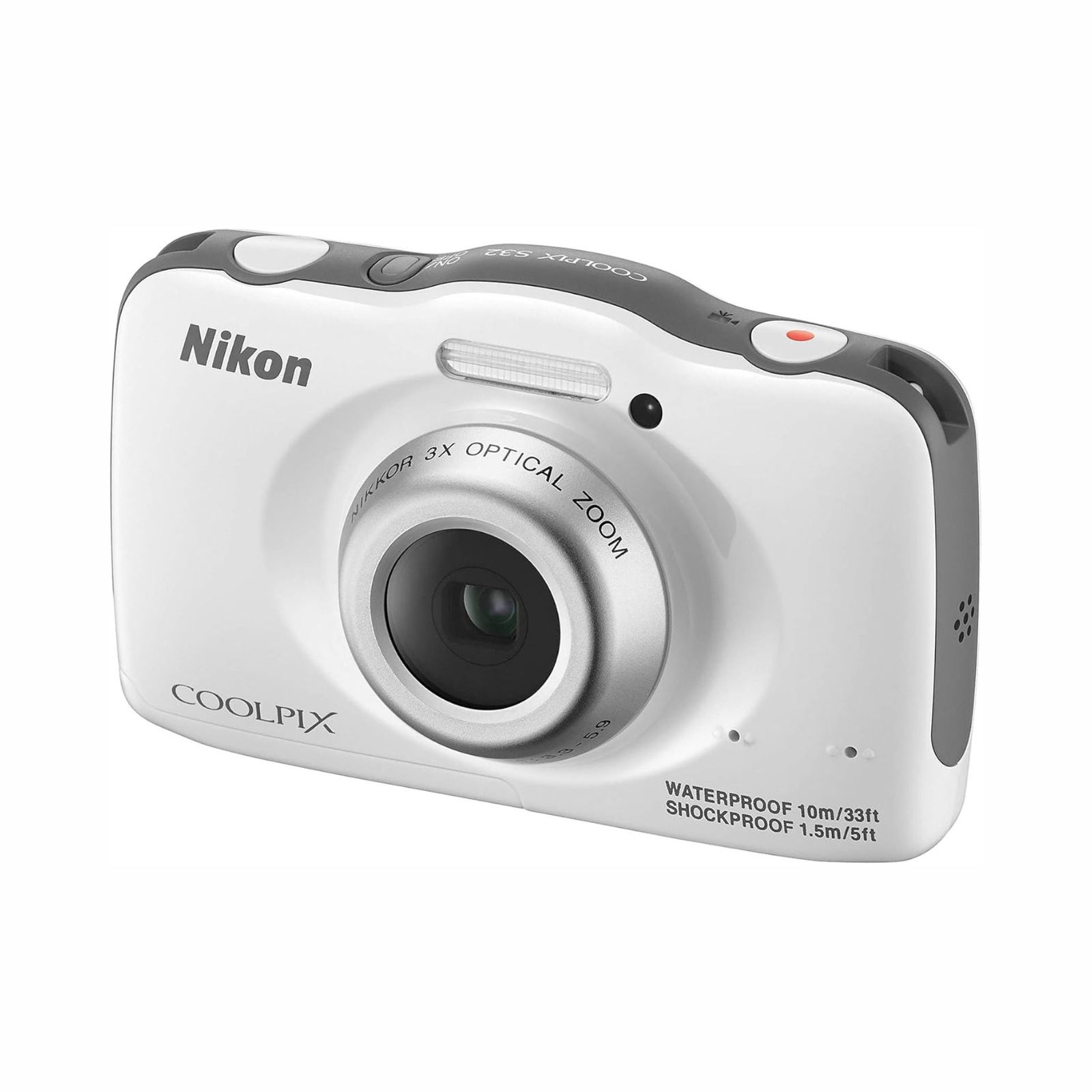 Nikon Coolpix S32 - Blanc 13.2 Mégapixels
