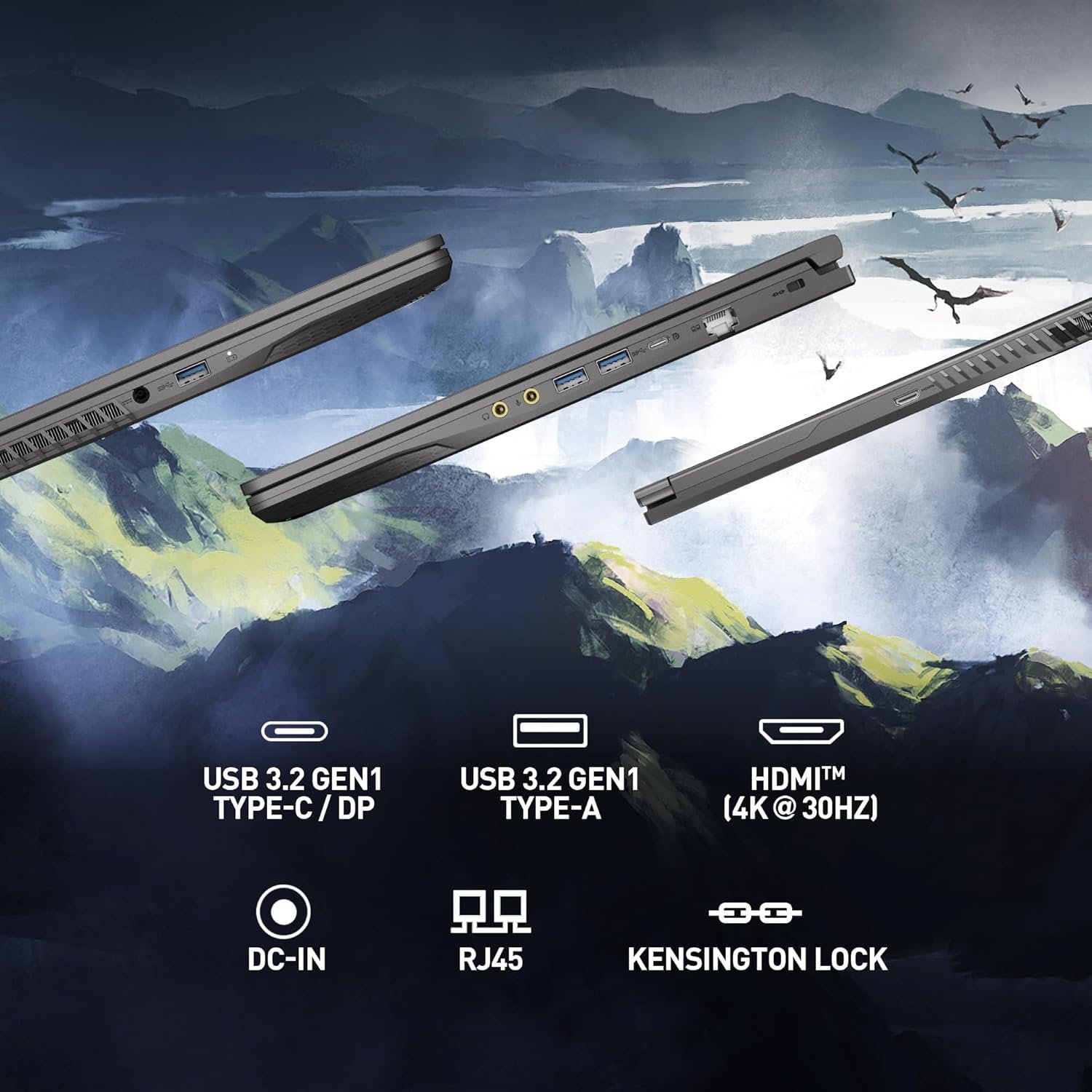 MSI-THIN-B13VE-2660XMA  15.6(144Hz)  i7-13620H  8GB2 DDR4  512GB SSD Gen 4  RTX 4050  FDOS