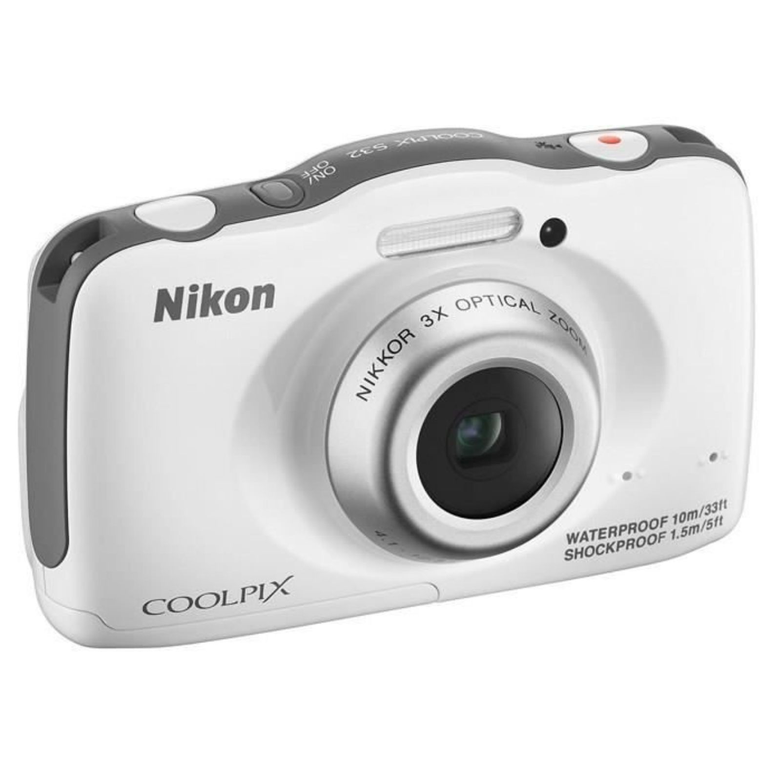 Nikon Coolpix S32 - Blanc 13.2 Mégapixels