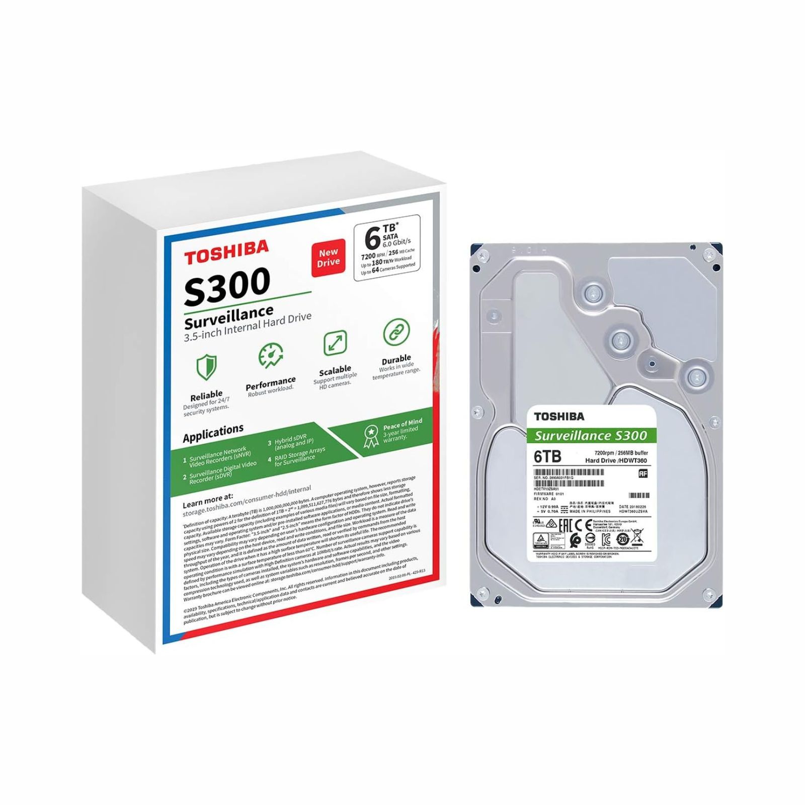 Toshiba HDD S300 - 6TB