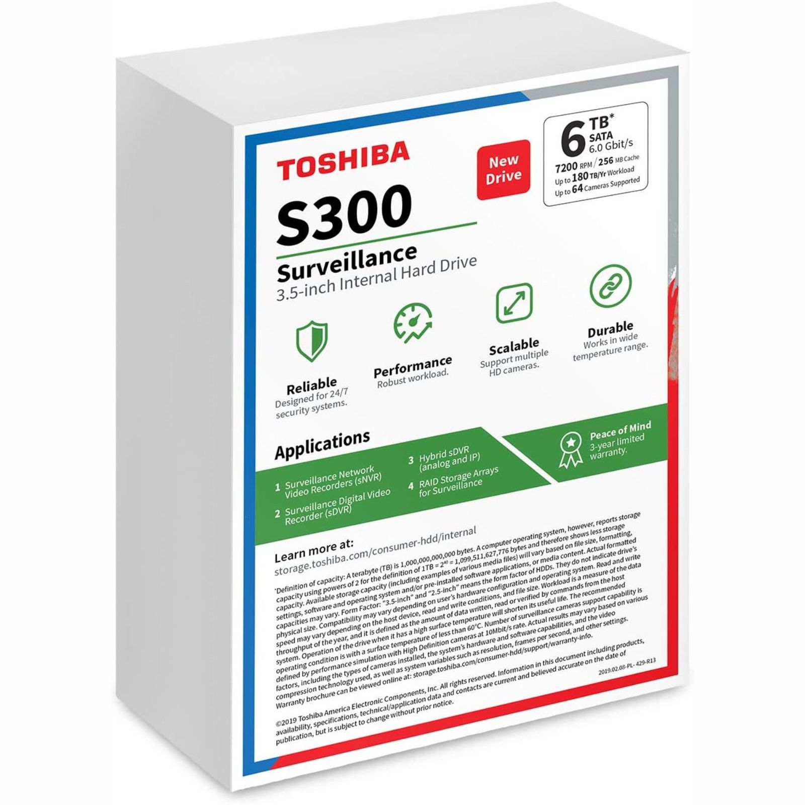Toshiba HDD S300 - 6TB
