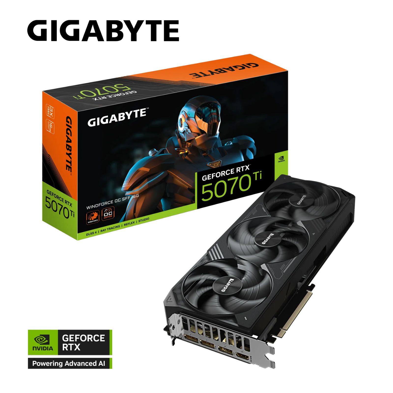 Gigabyte GeForce RTX 5070 Ti WINDFORCE OC - 16G