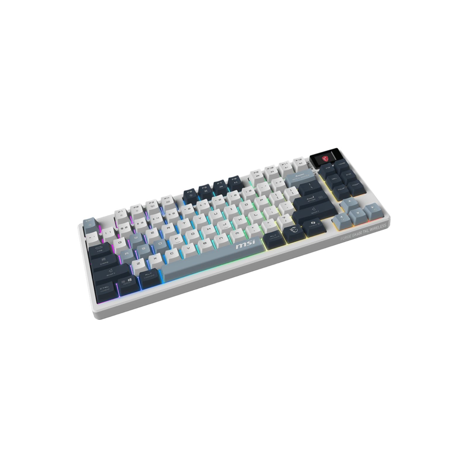 MSI Forge GK600 TKL - Blanc Sky Fr