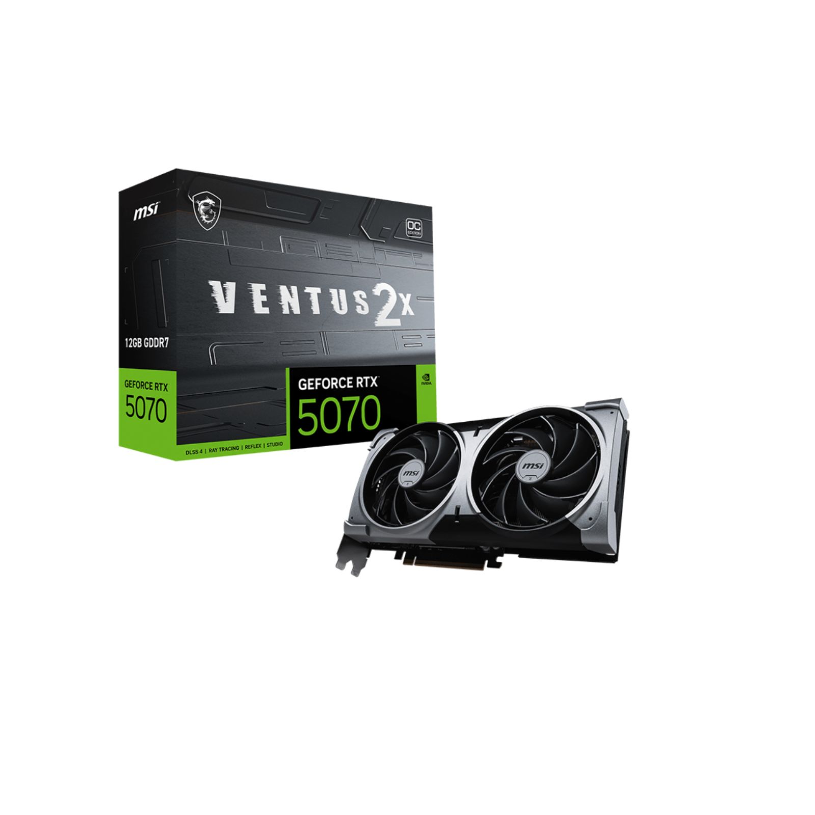 MSI GeForce RTX 5070 12G VENTUS 2X OC