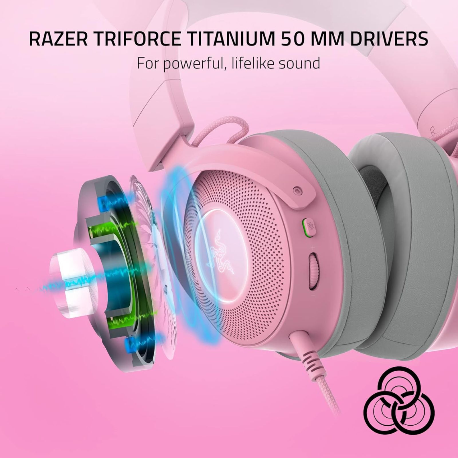 Razer Kraken Kitty V2 - Rose