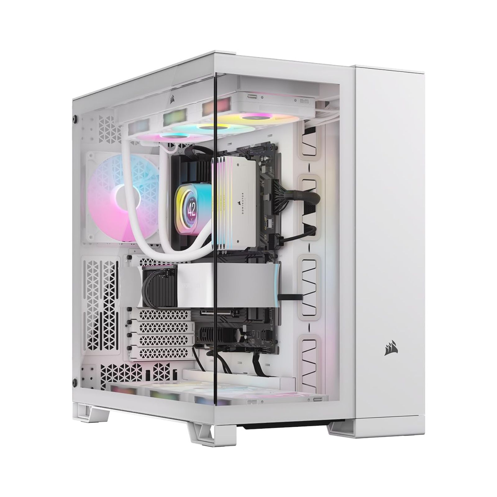 Corsair iCUE LINK 6500X RGB Mid-Tower - blanc